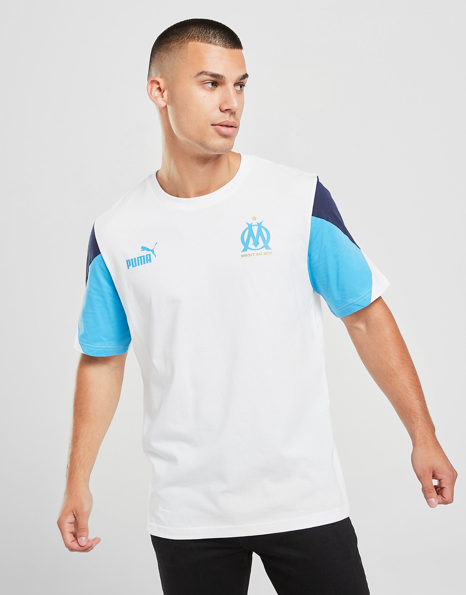 

Puma Olympique Marseille Culture T-Shirt - White - Mens, White