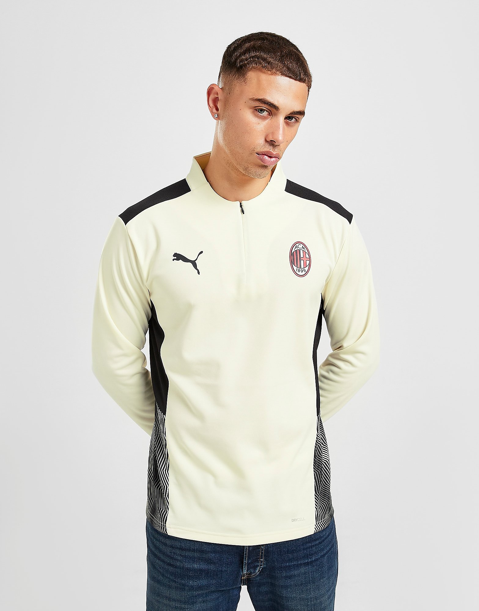 

Puma AC Milan Quarter-Zip Training Top - White - Mens, White