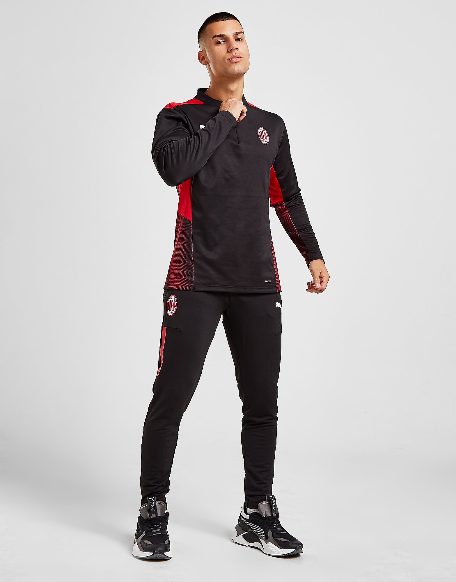 

Puma AC Milan Training Track Pants - Black - Mens, Black