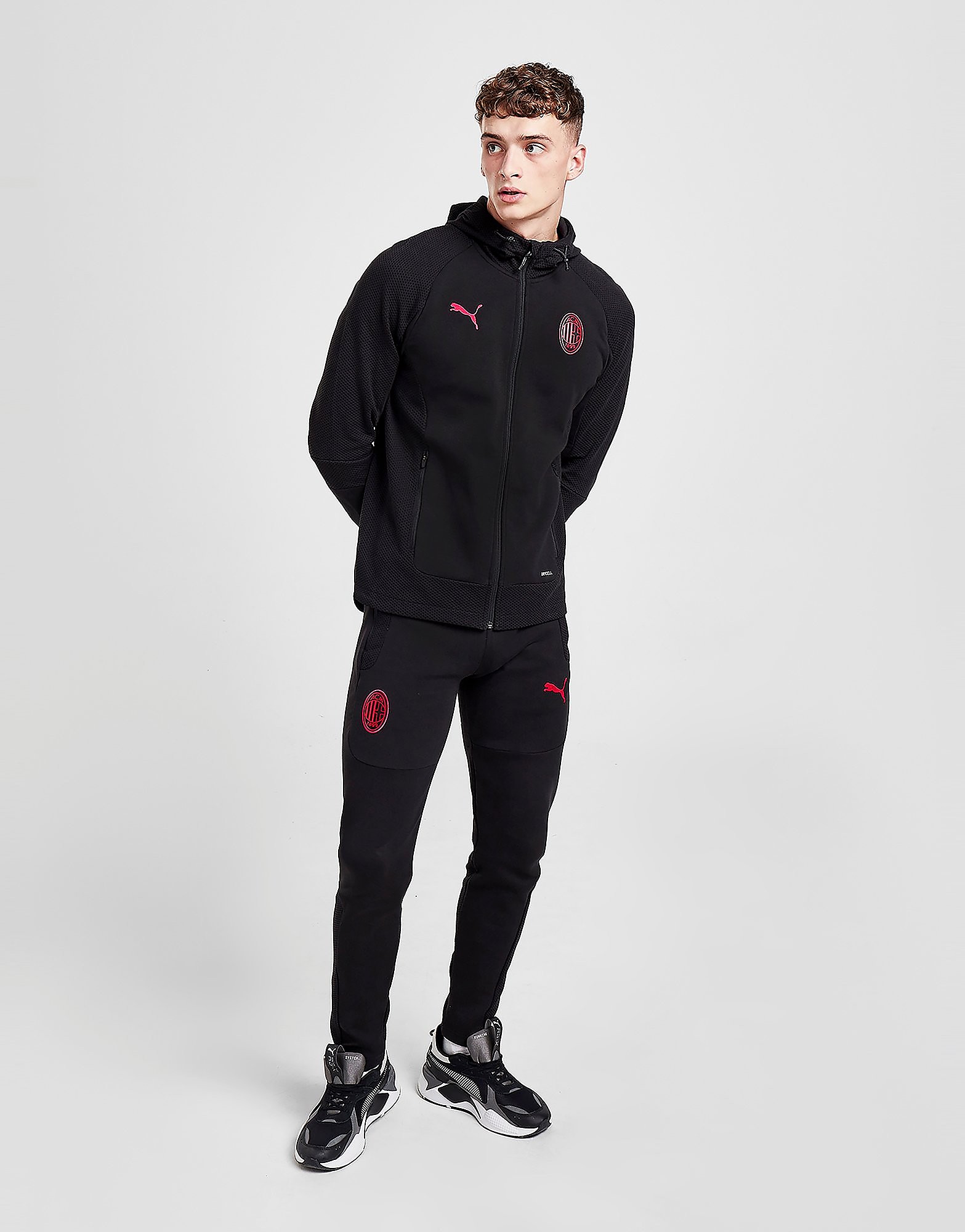 

Puma AC Milan Track Pants - Black - Mens, Black