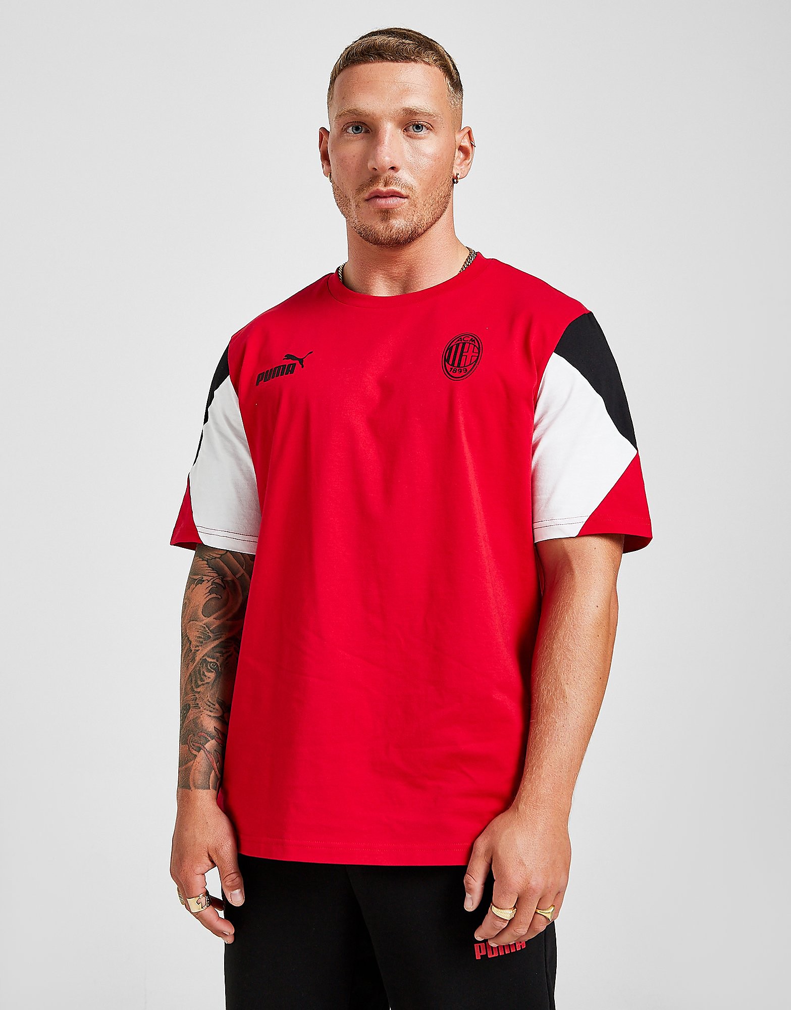 

Puma AC Milan Football Culture T-Shirt - Red - Mens, Red