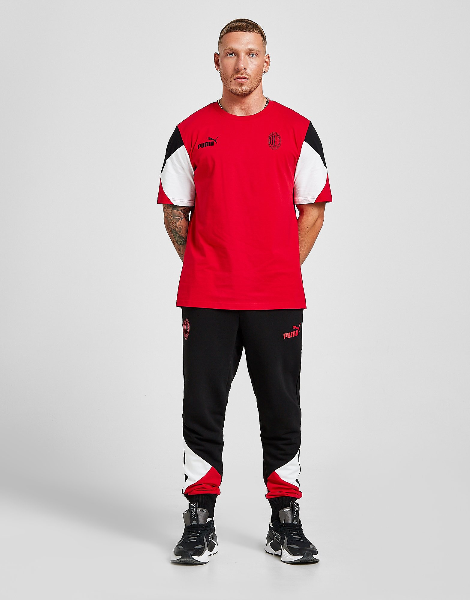 Puma AC Milan Football Culture Joggers - Black - Mens, Black