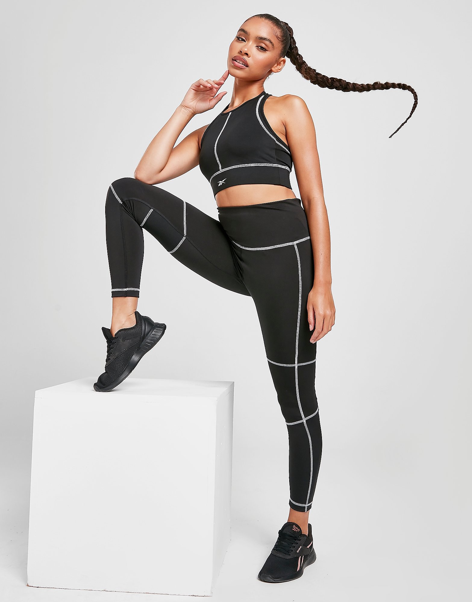 

Reebok Stitch Tights - Black - Womens, Black