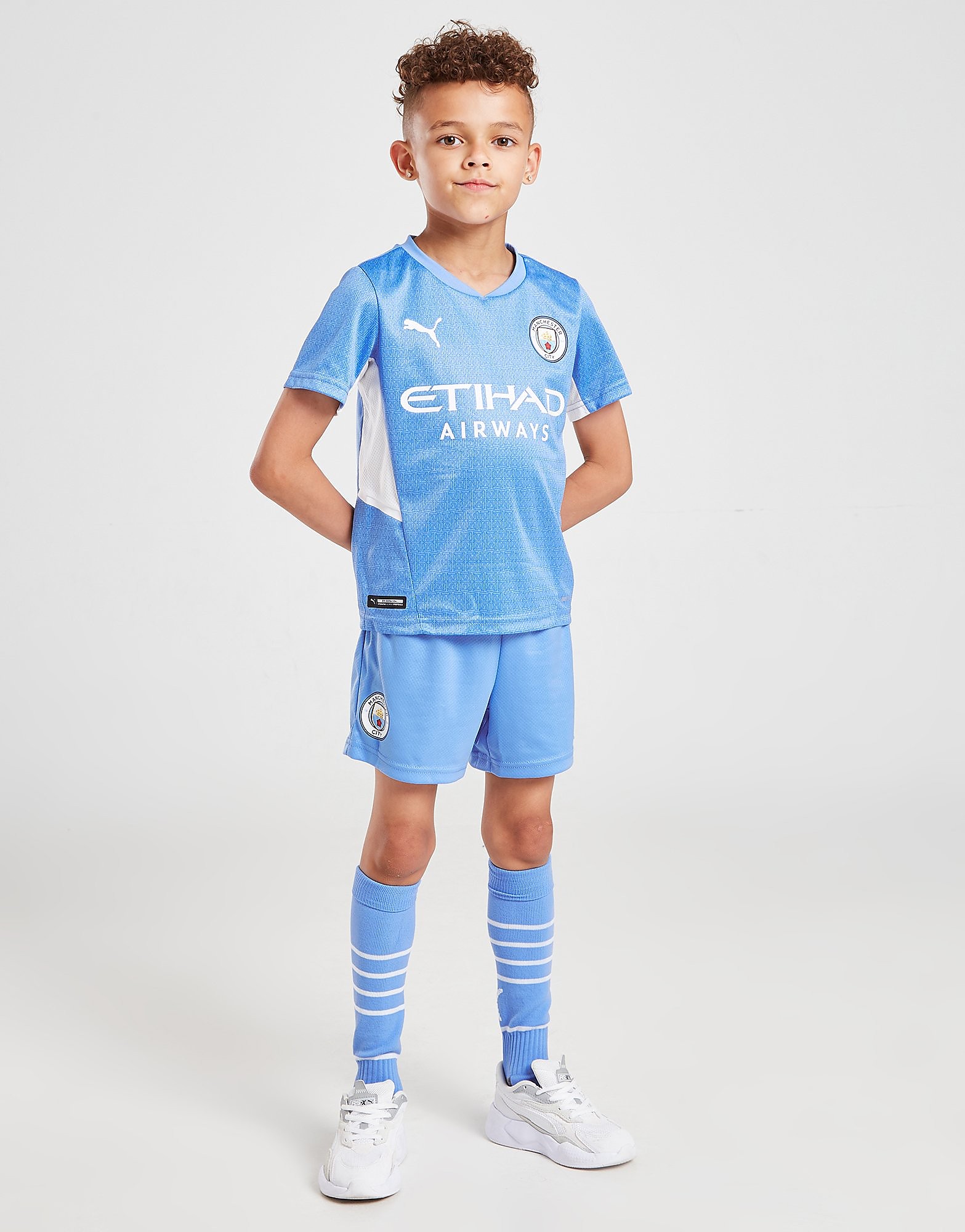 

Puma Manchester City FC 2021/22 Home Kit Children - Blue - Kids, Blue