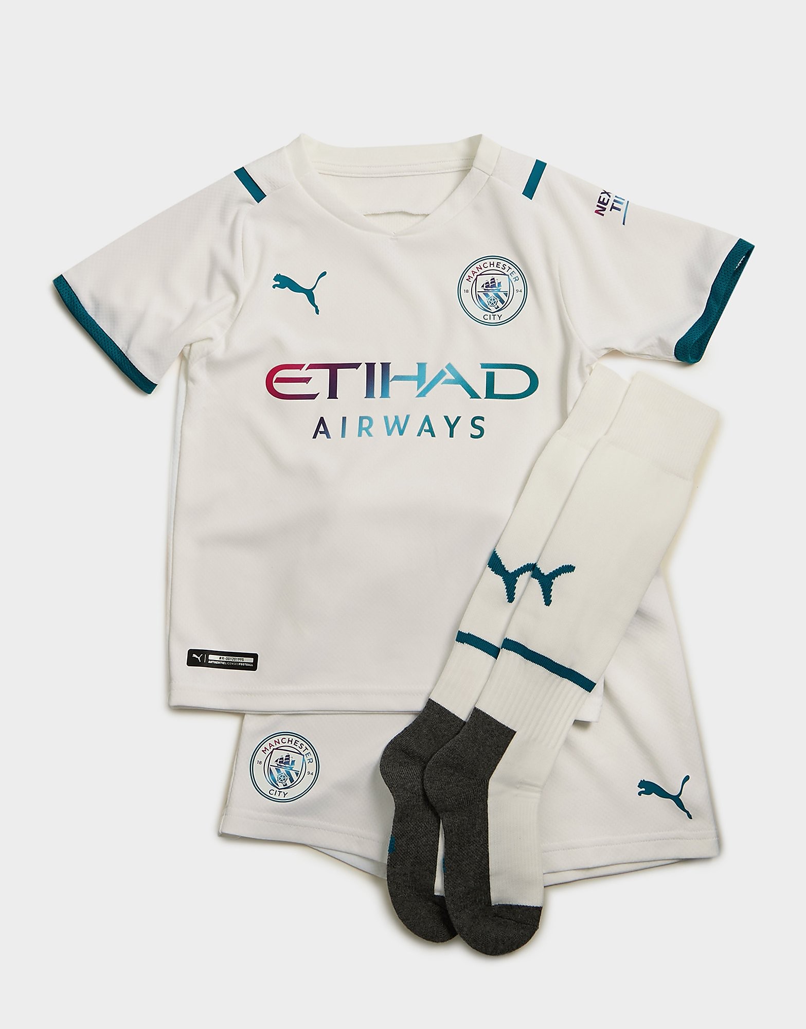 

Puma Manchester City FC 2021/22 Away Kit Children - White - Kids, White