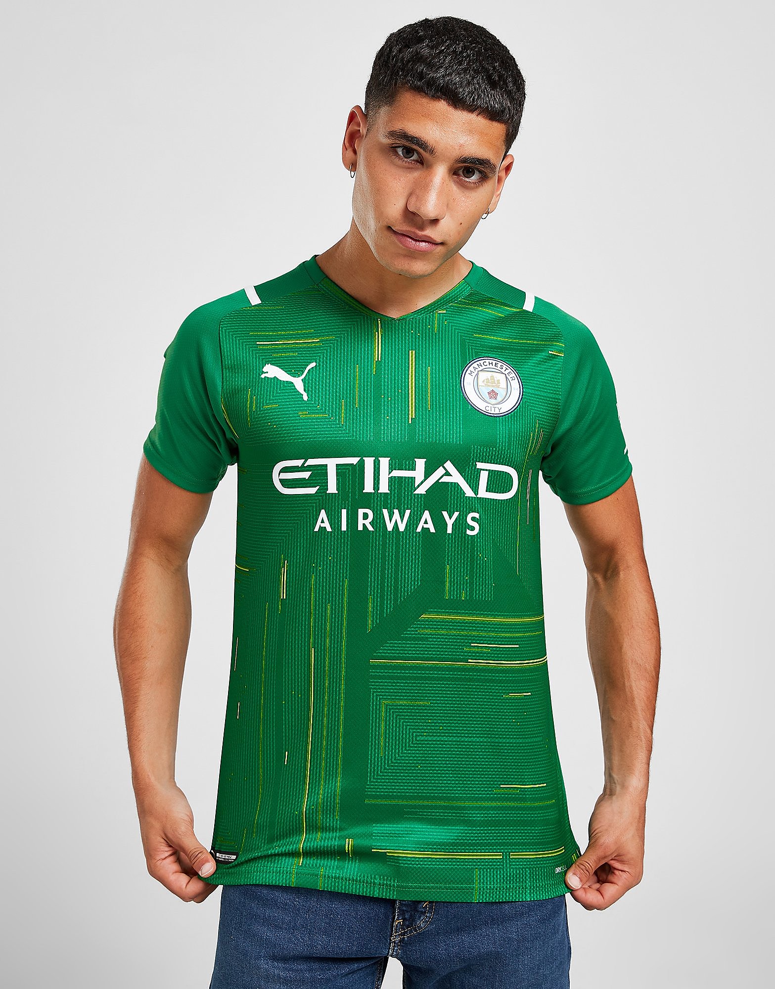 

Puma Manchester City FC 2021/22 Away Goalkeeper Jersey - Green - Mens, Green