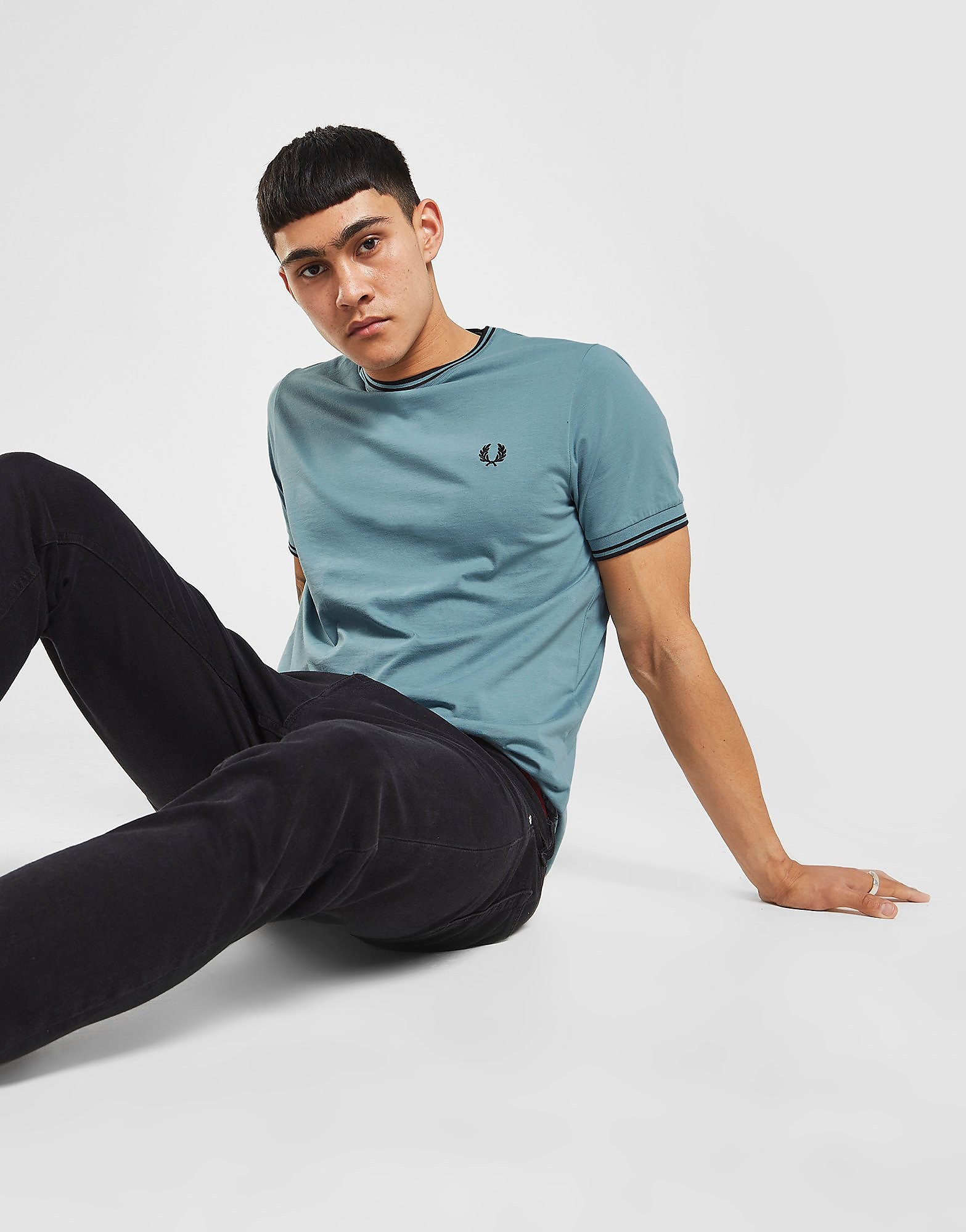 

Fred Perry Twin Tipped T-Shirt - Only at JD - Blue - Mens, Blue