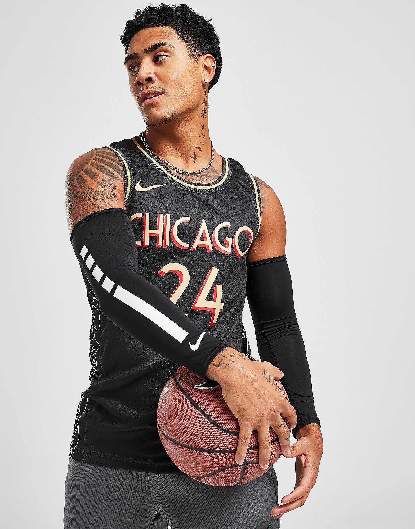 

Nike Pro Elite 2.0 Sleeves - Black - Mens, Black