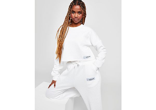 Sixth June Sweatshirt Gaufré Crew Femme