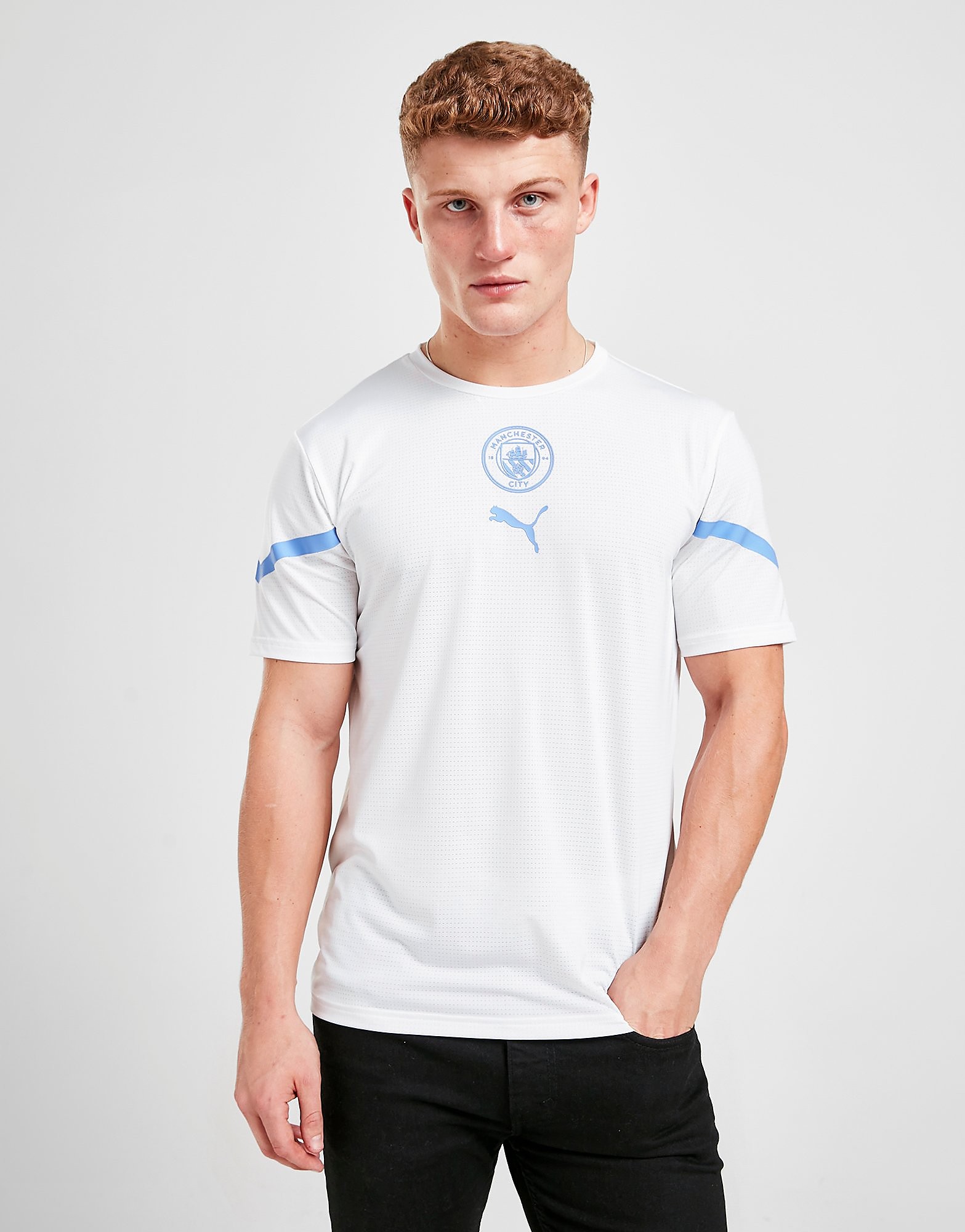 

Puma Manchester City FC Pre Match Shirt - White - Mens, White