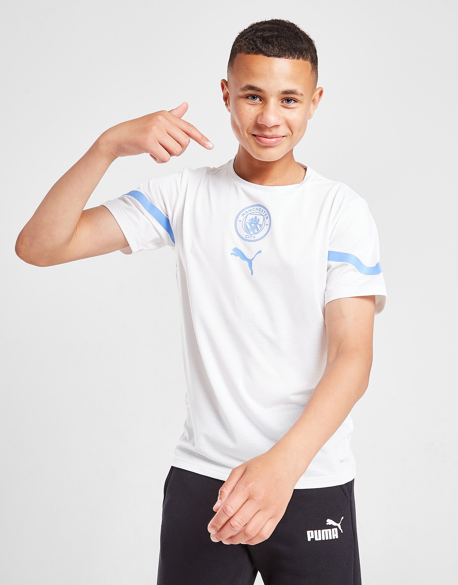 

Puma Manchester City FC Pre Match Shirt Junior - White - Kids, White