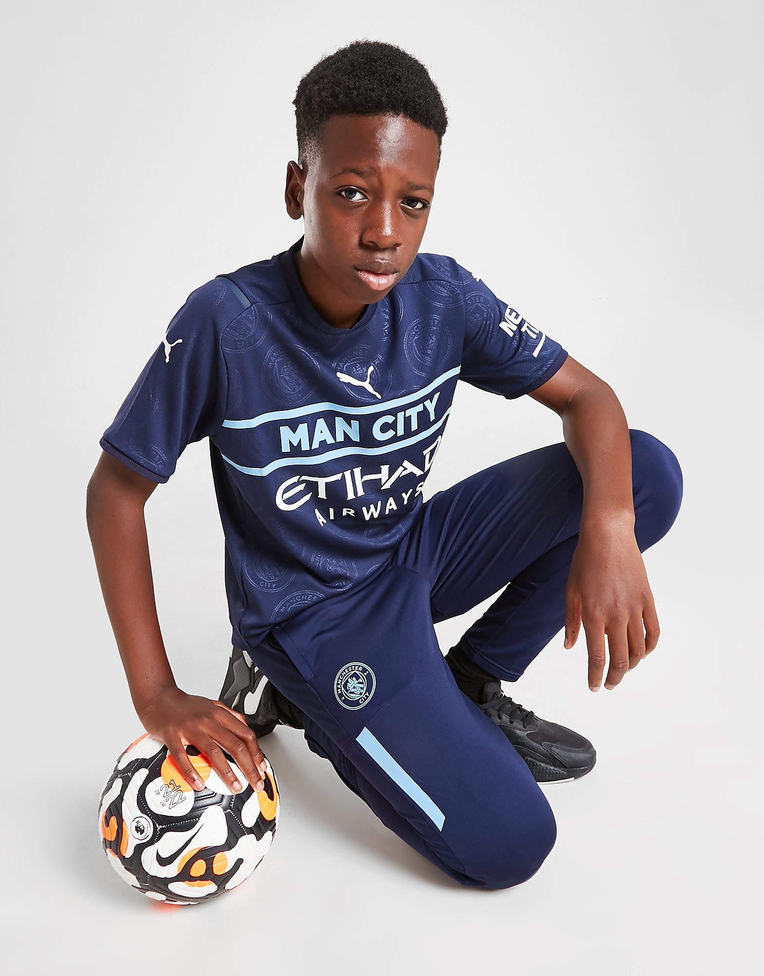 

Puma Manchester City FC Pre Match Track Pants Junior - Navy - Kids, Navy