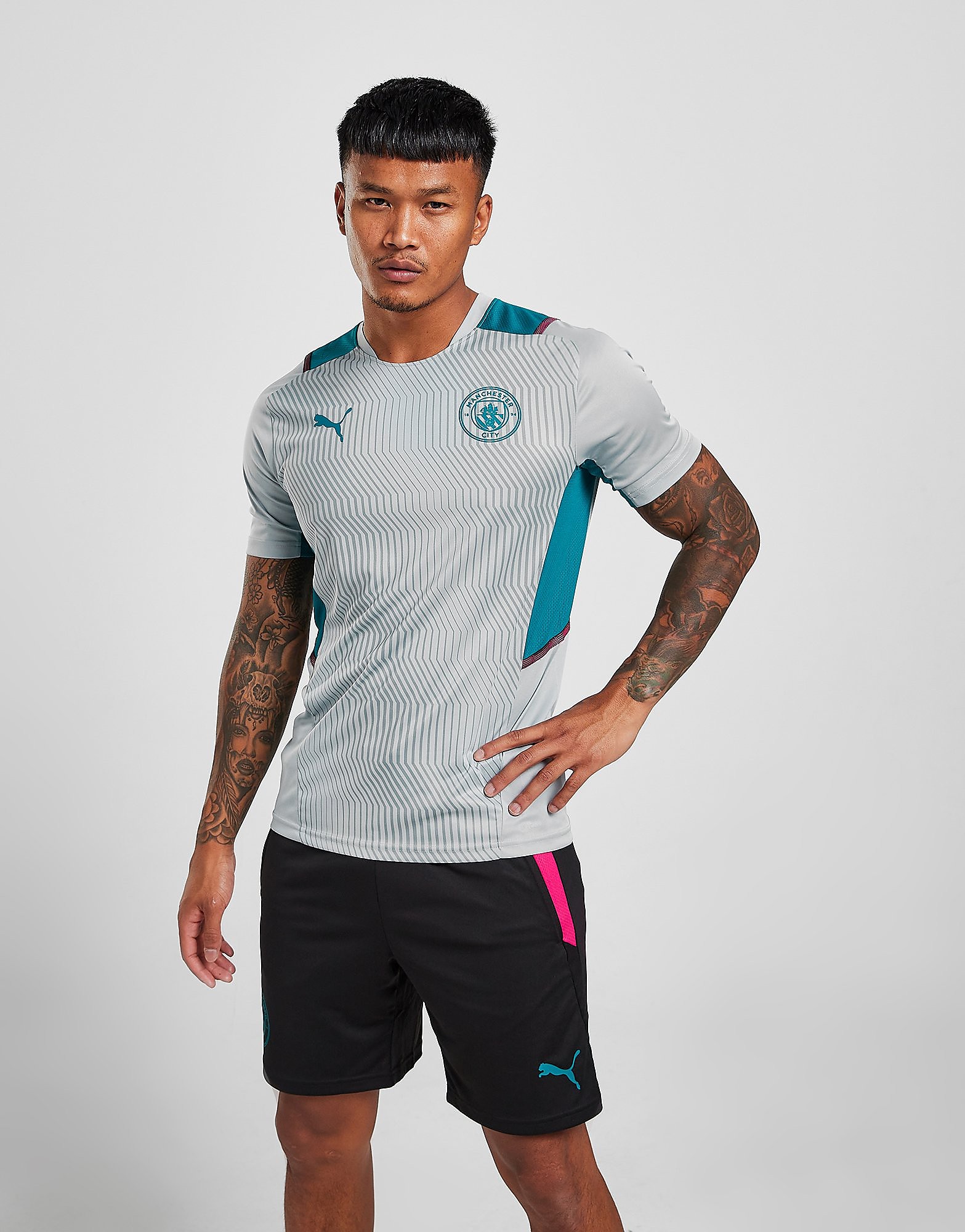 

Puma Manchester City FC Training Shorts - Black - Mens, Black