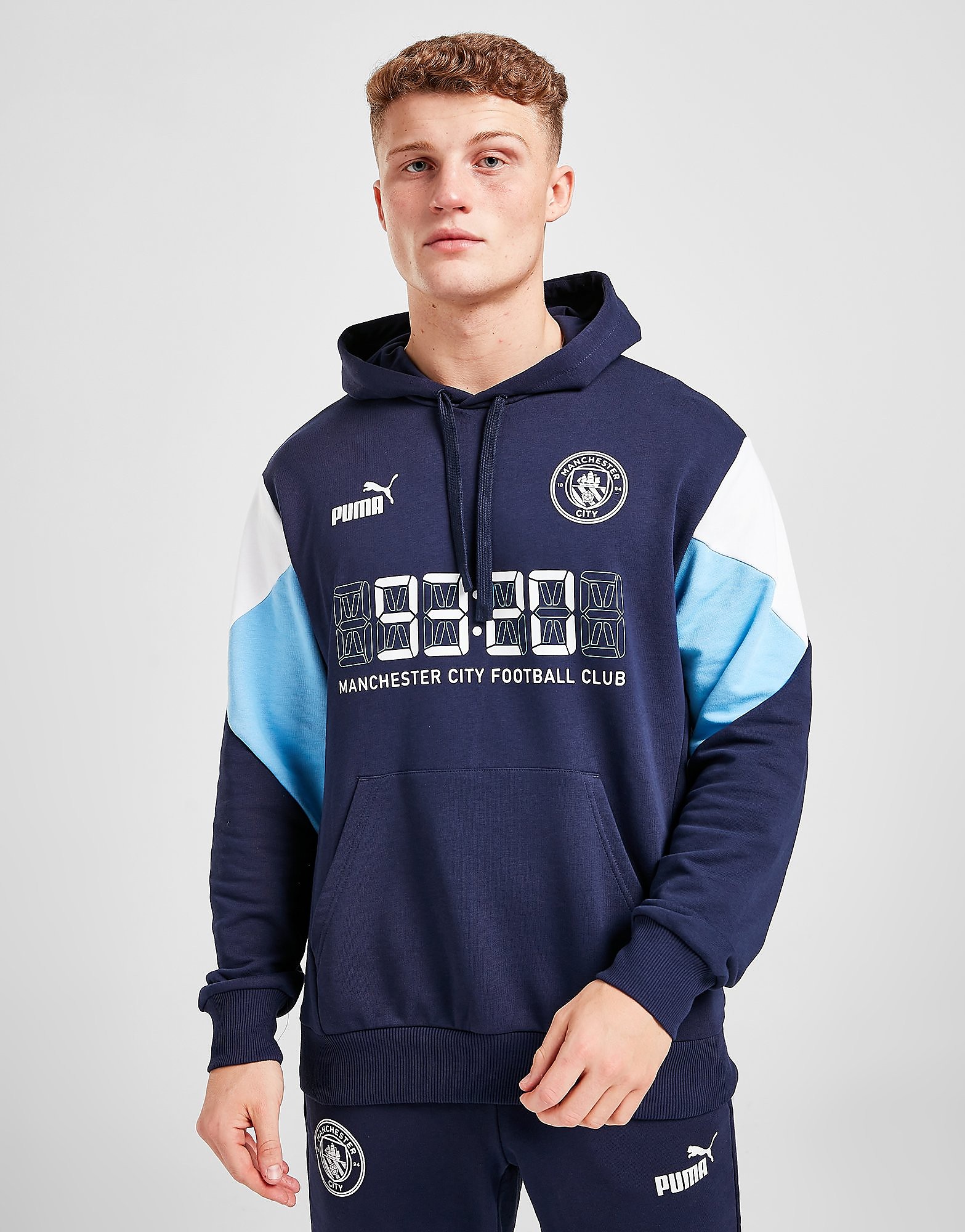 

Puma Manchester City FC Culture Overhead Hoodie - Navy - Mens, Navy