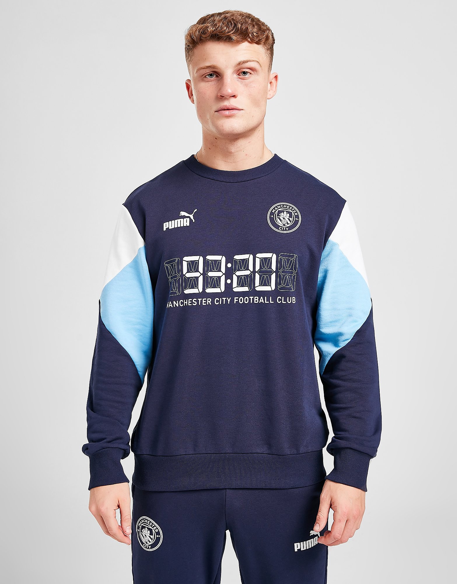 

Puma Manchester City FC Culture Sweatshirt - Navy - Mens, Navy