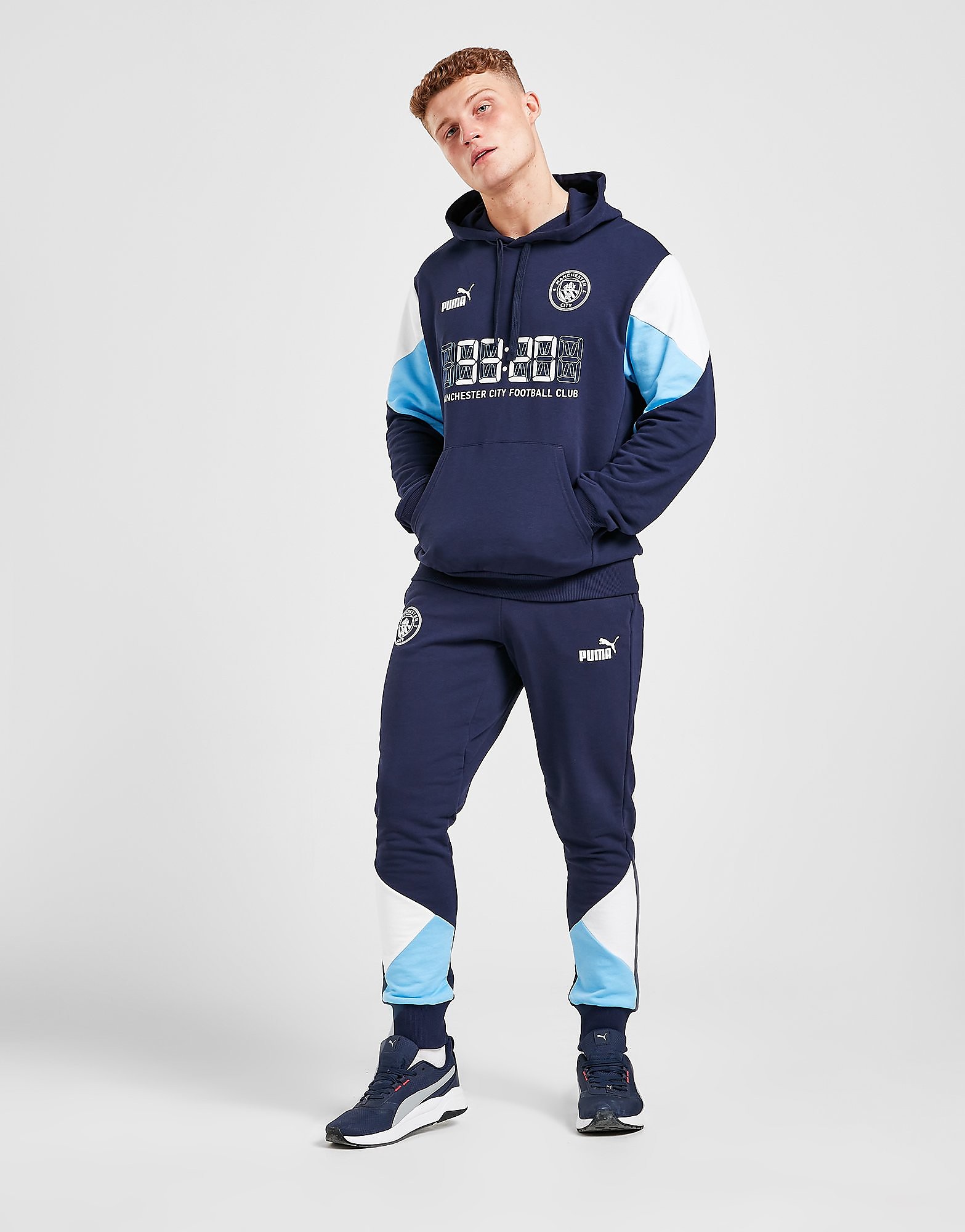 

Puma Manchester City FC Culture Joggers - Navy - Mens, Navy