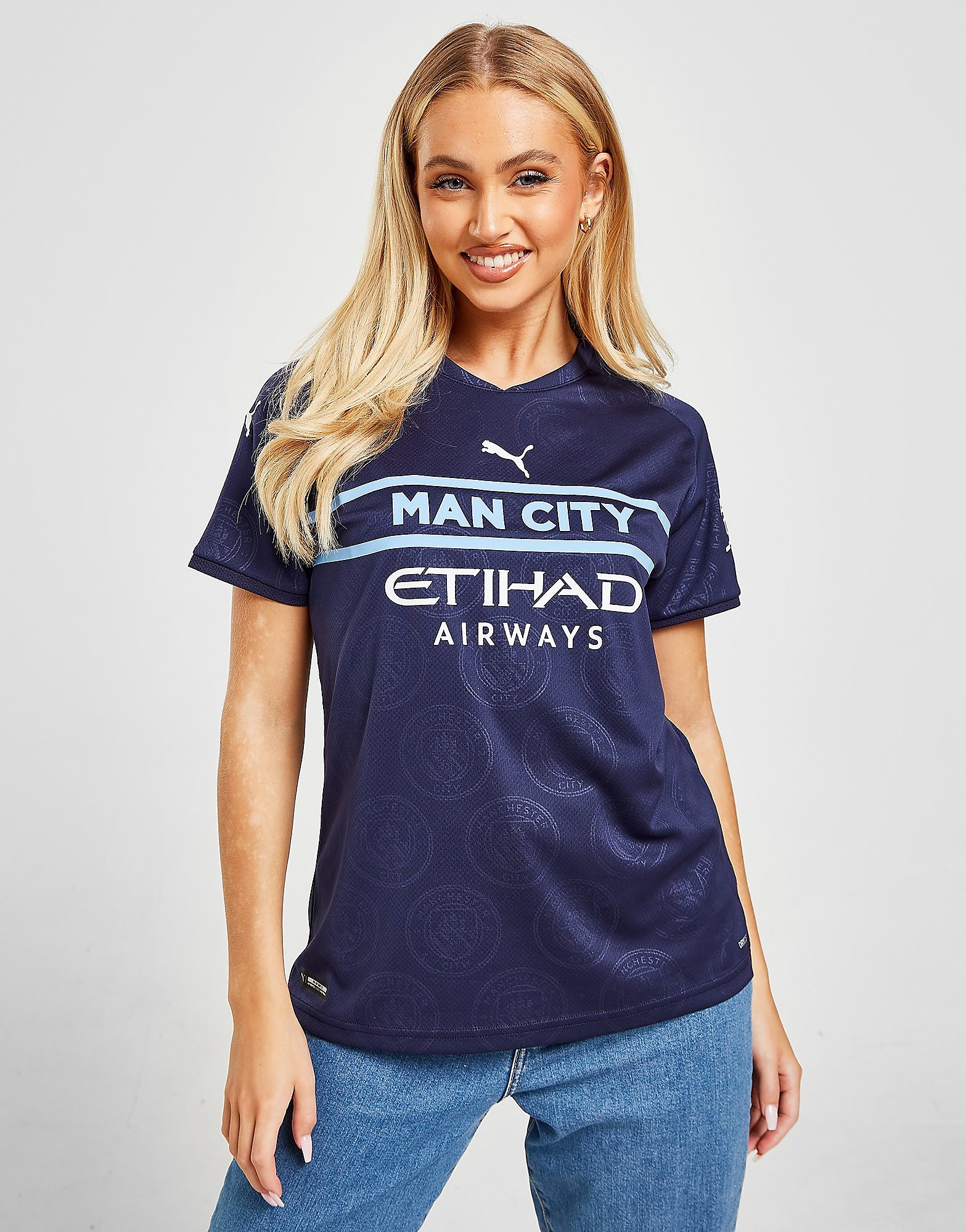 

Puma Manchester City FC 2021/22 Third Shirt Women's - Navy, Navy
