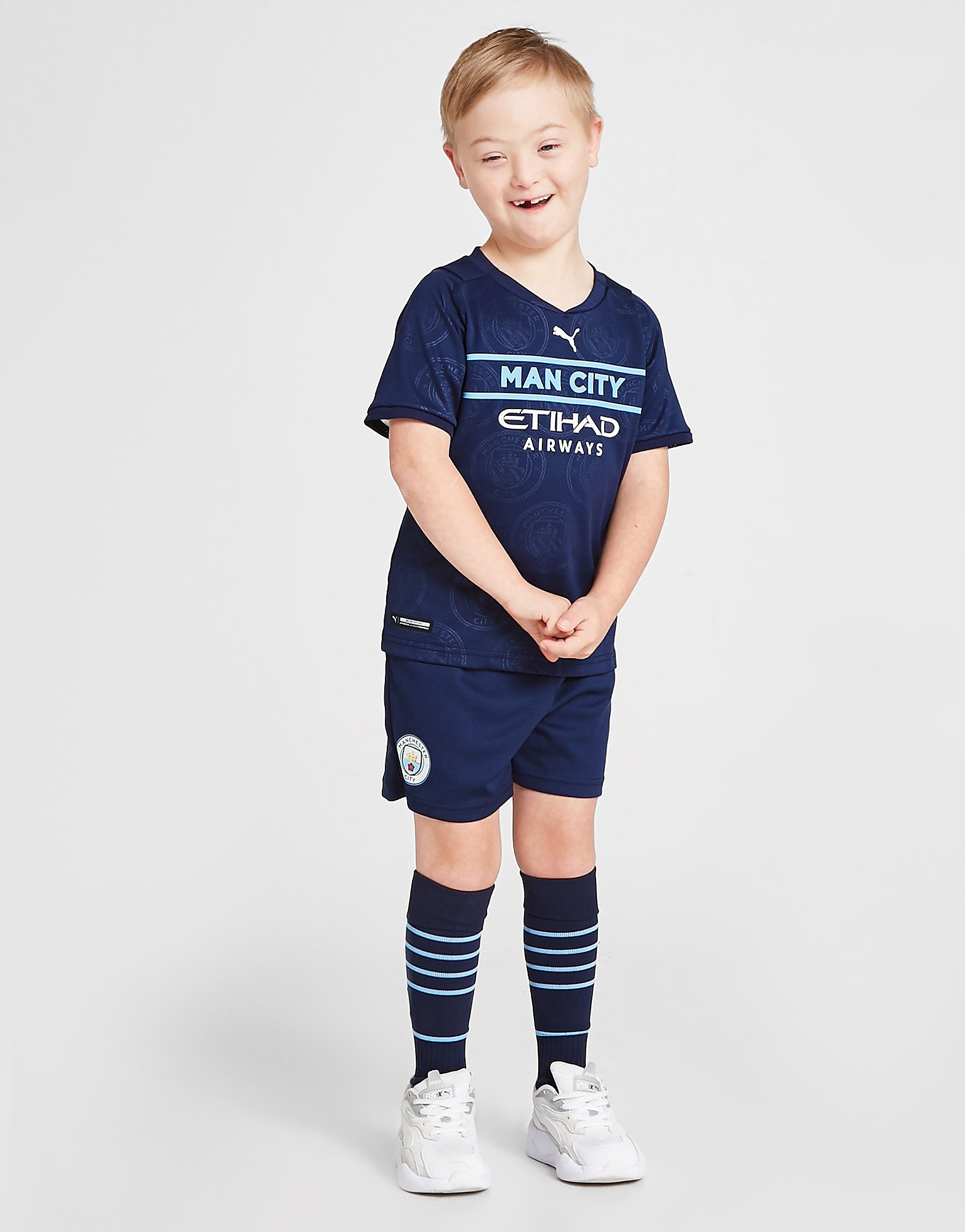 

Puma Manchester City FC 2021/22 Third Kit Children - Navy - Kids, Navy