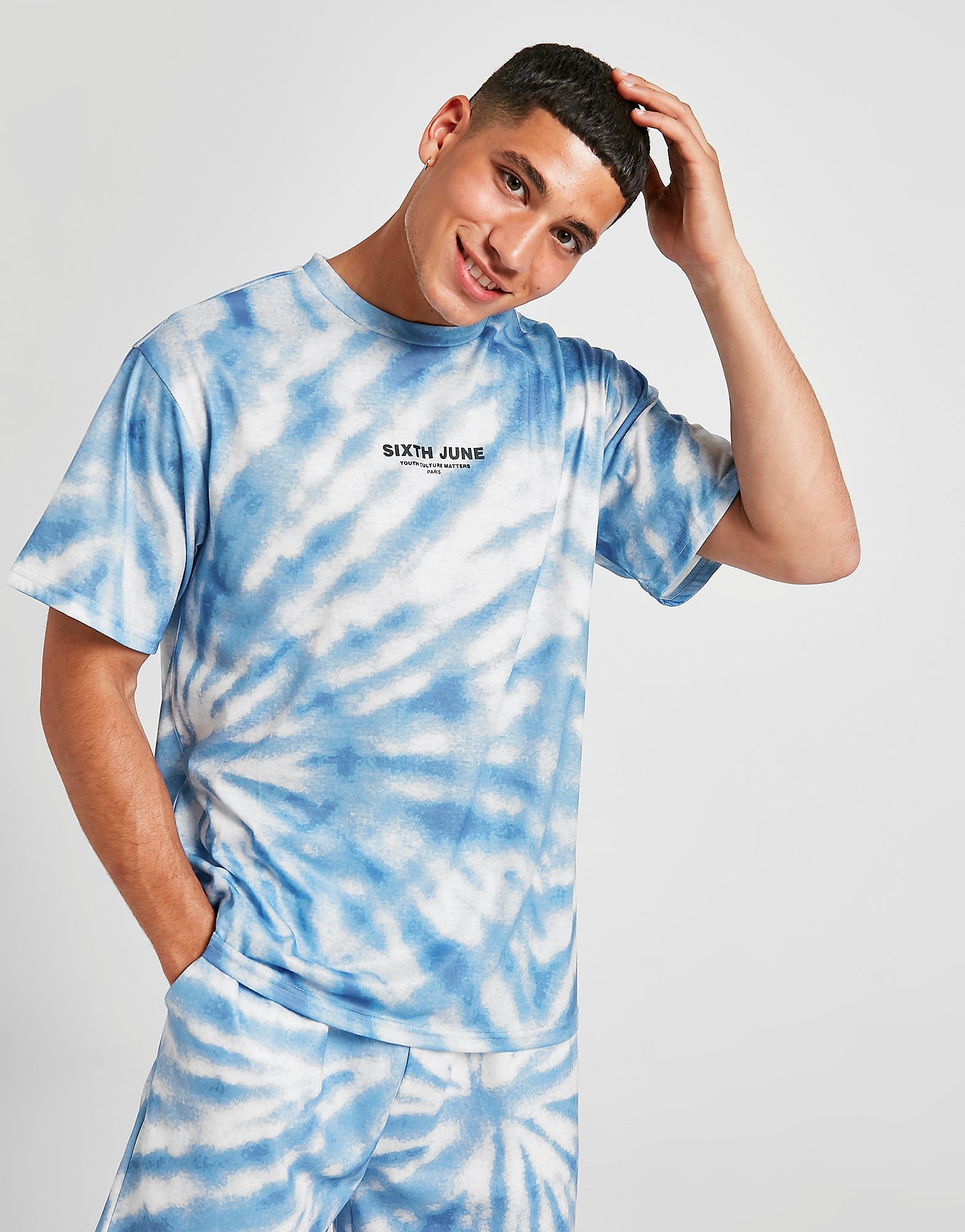 

Sixth June Tie Dye T-Shirt - Blue - Mens, Blue