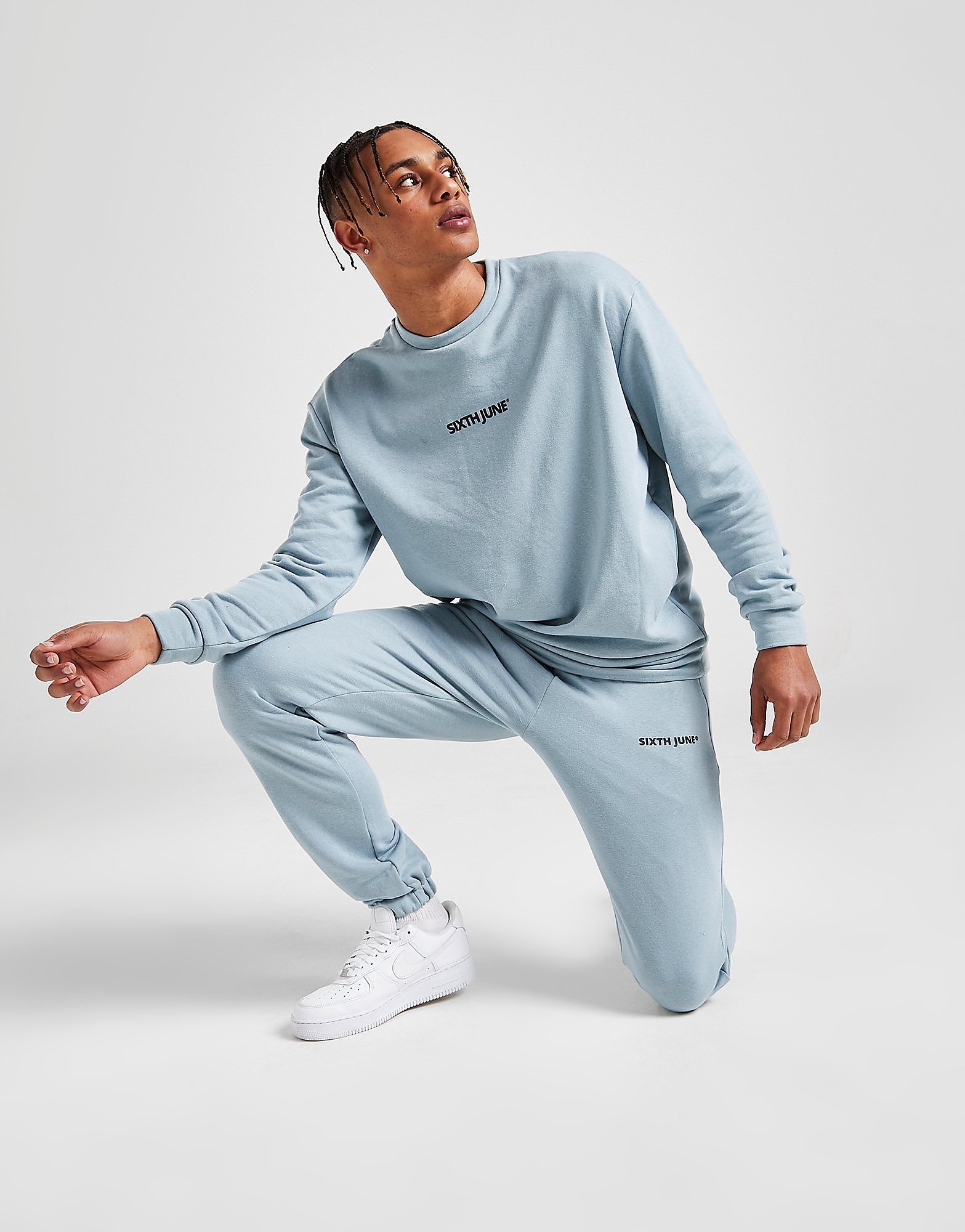 Sixth June Essential Joggers - Blue - Mens, Blue