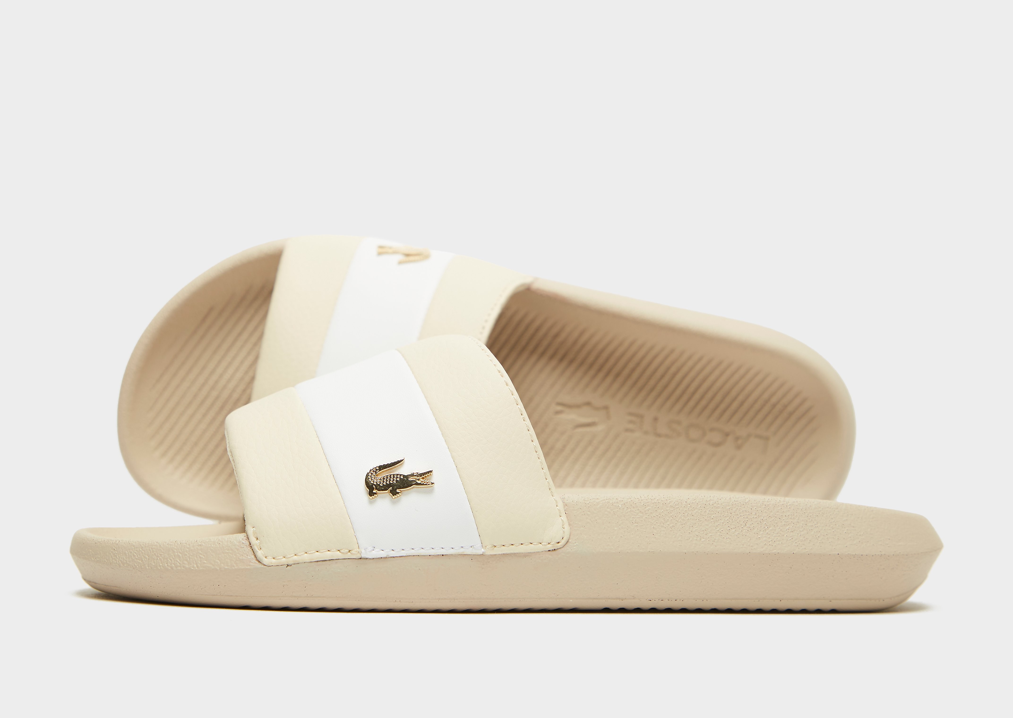 

Lacoste Croco Slides Women's - Only at JD - Brown, Brown