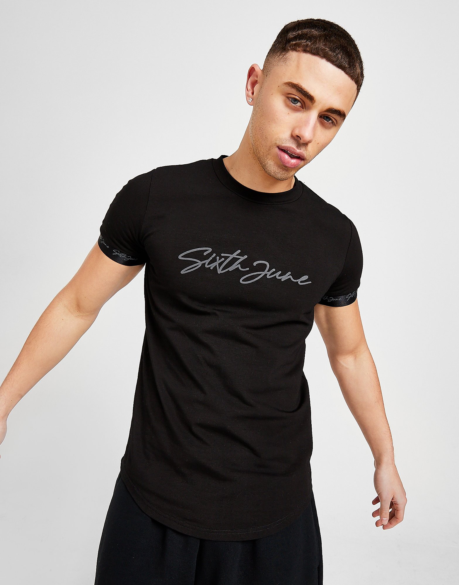 

Sixth June Logo T-Shirt - Black - Mens, Black