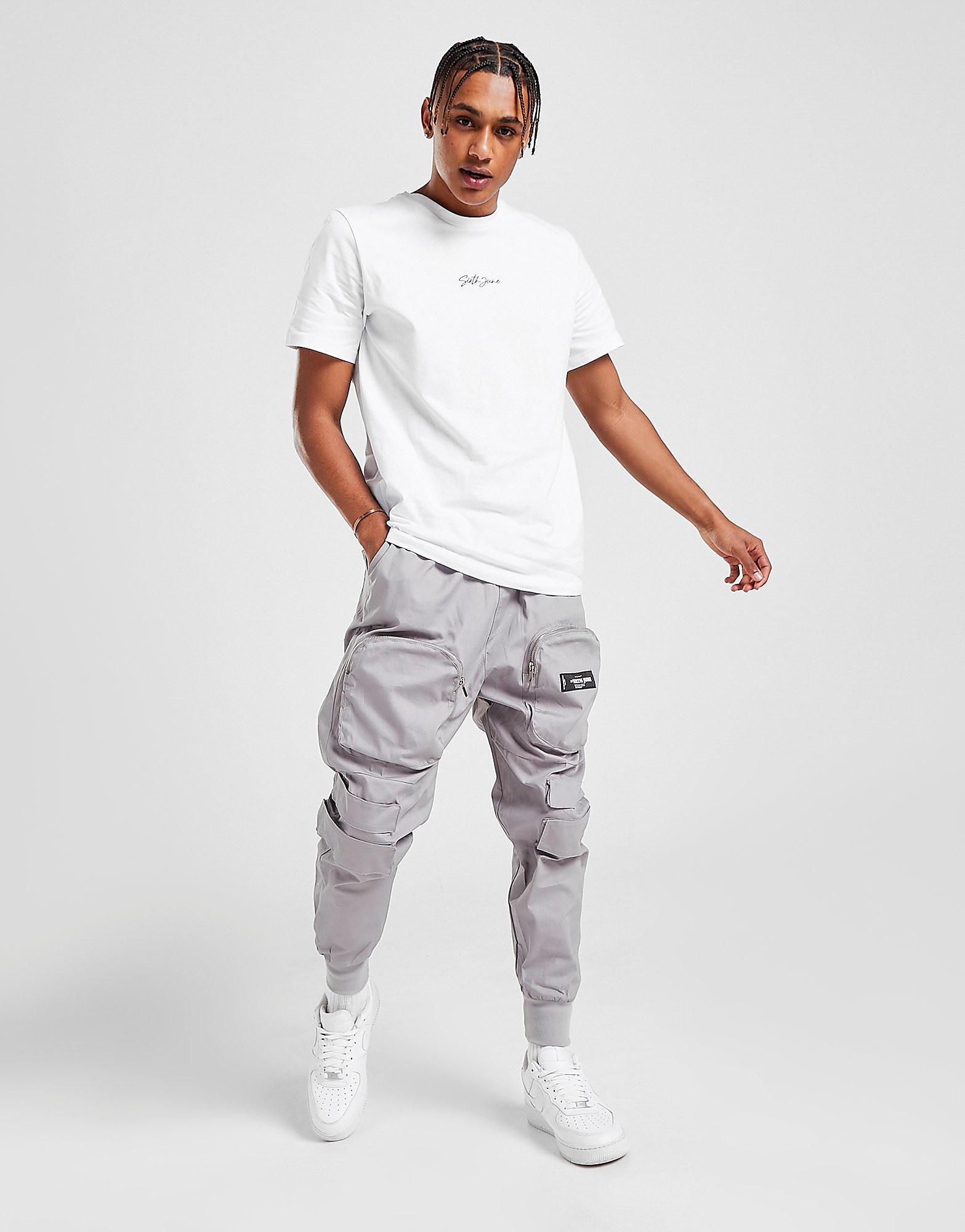 

Sixth June Cargo Track Pants - Grey - Mens, Grey