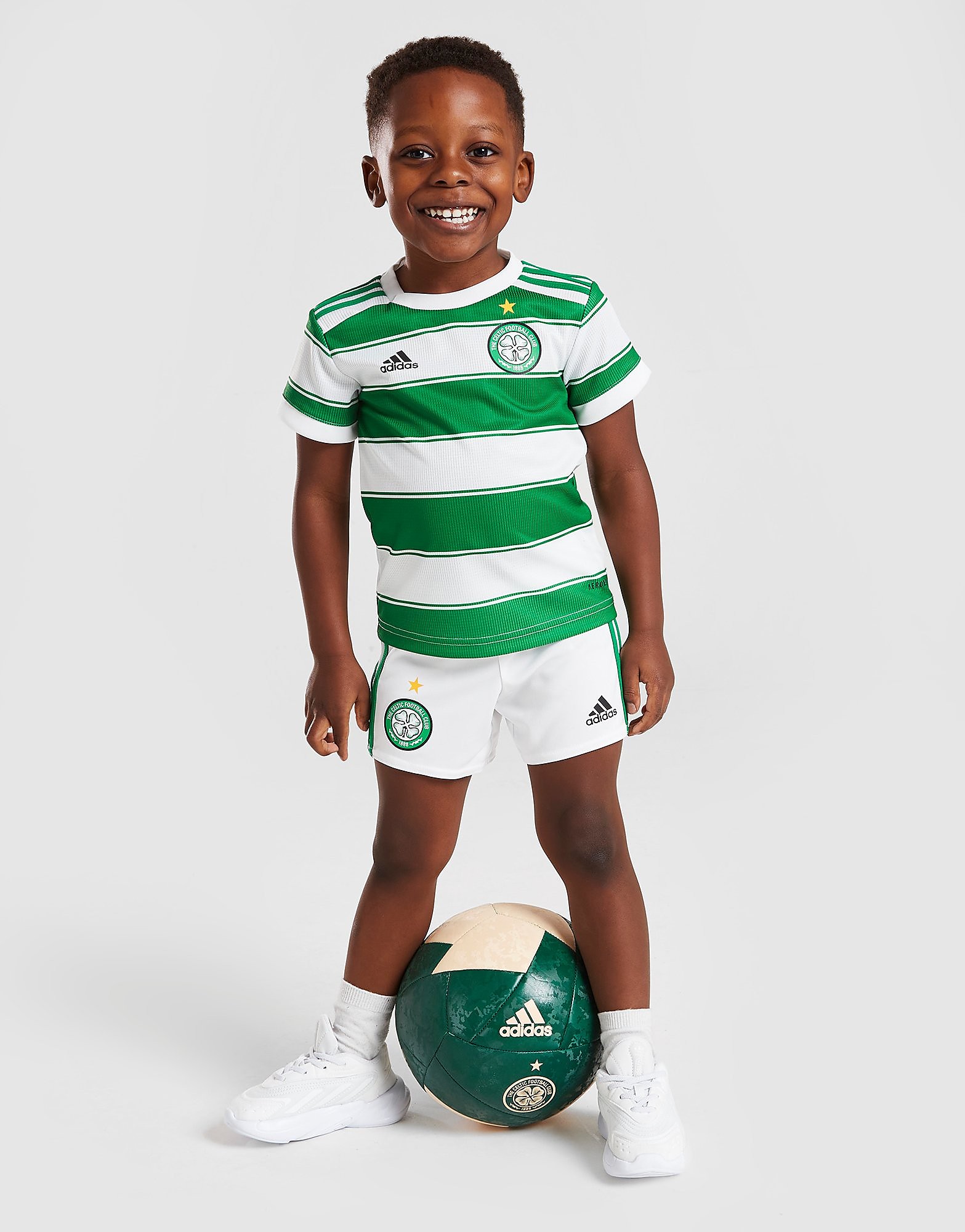 

adidas Celtic FC 2021/22 Home Kit Infant - Green/White - Kids, Green/White