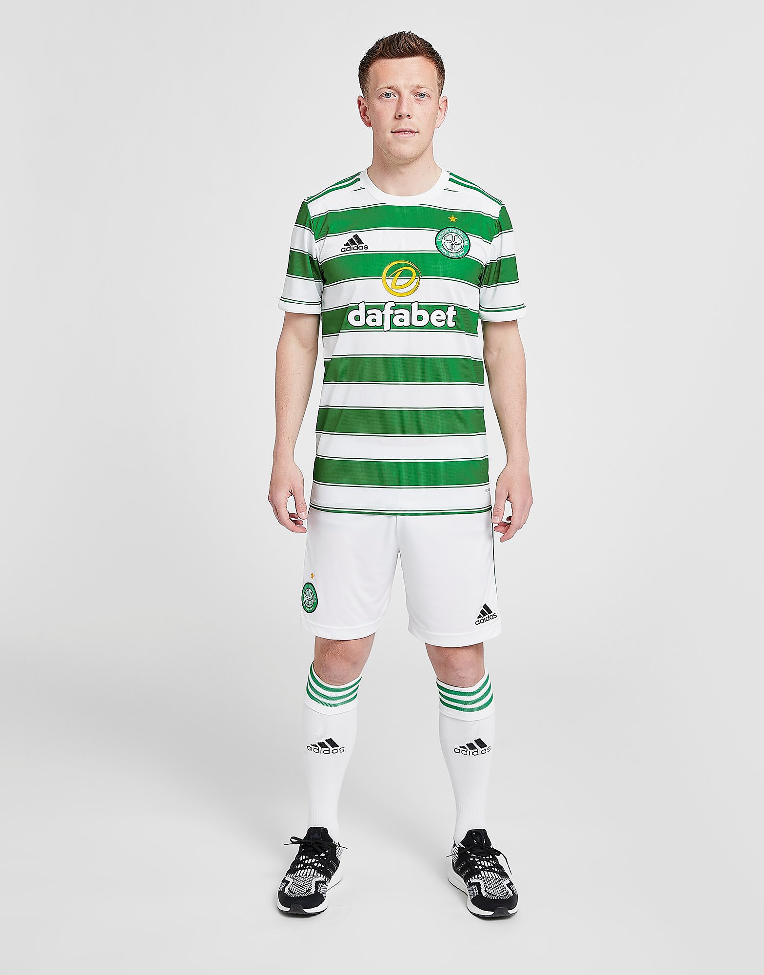 

adidas Celtic FC 2021/22 Home Shorts - White - Mens, White