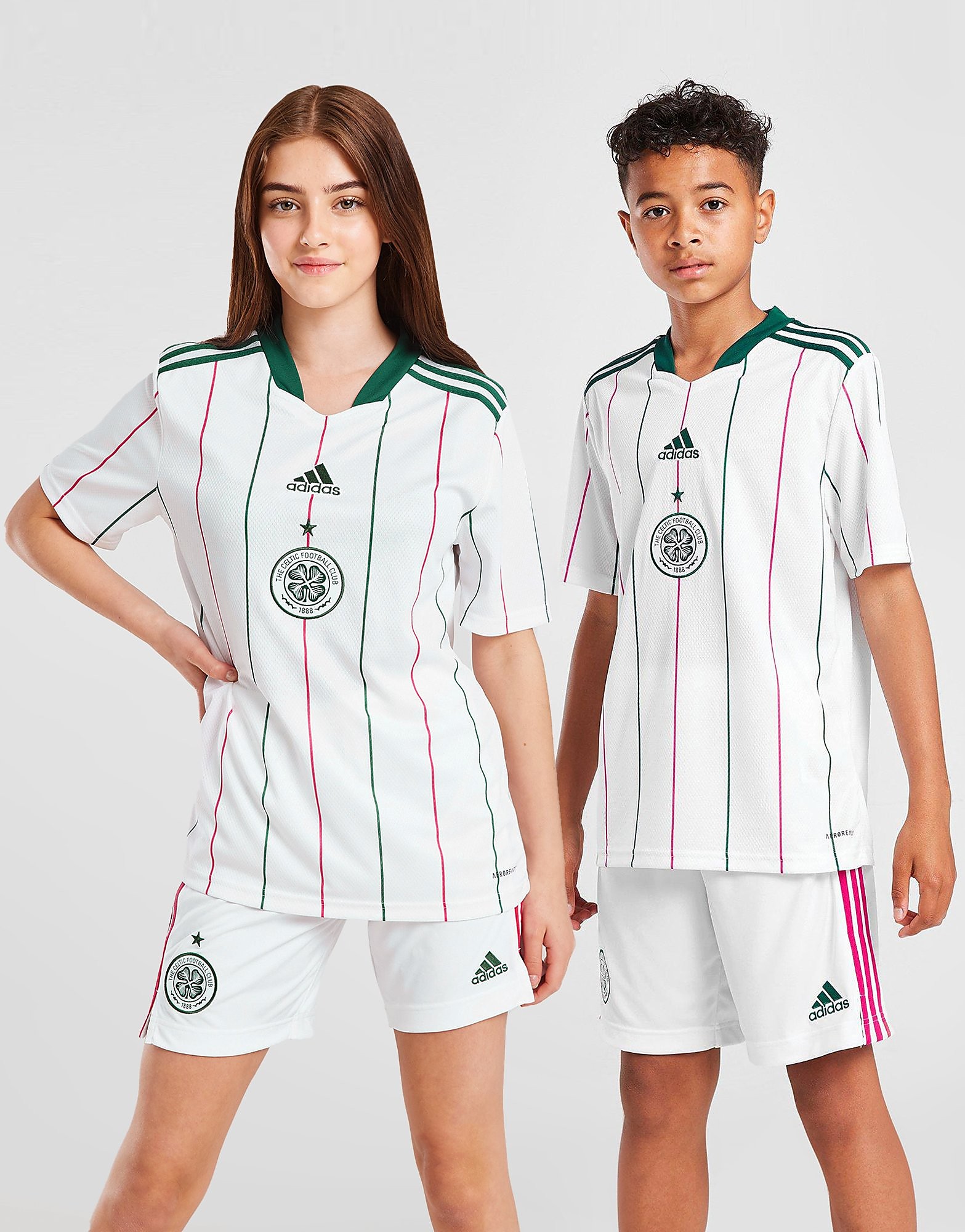 

adidas Celtic FC 2021/22 Third Shirt Junior - White - Kids, White