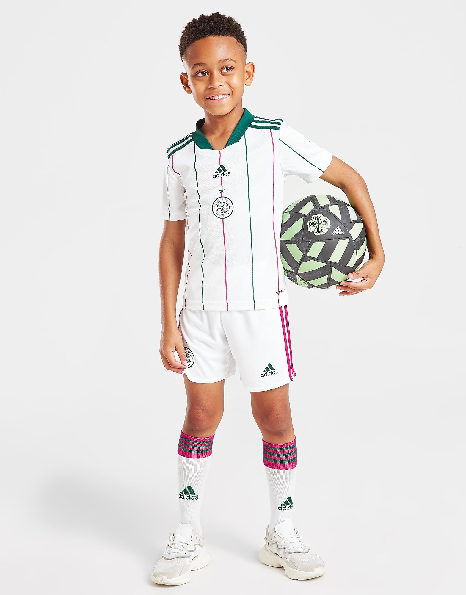 adidas Celtic FC 2021/22 Third Kit Children - White - Kids, White