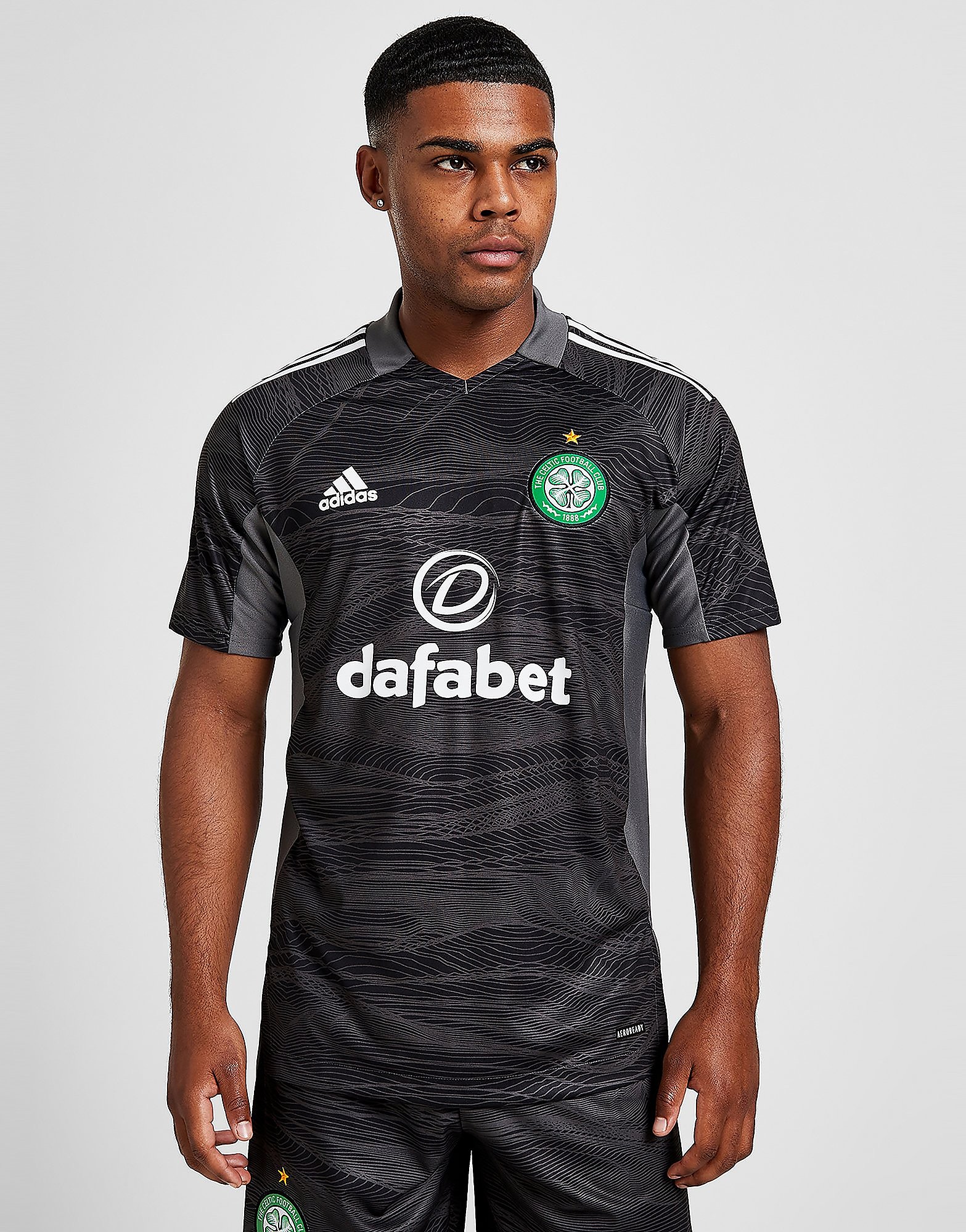 

adidas Celtic 2021/22 Goalkeeper Away Shirt - Black - Mens, Black