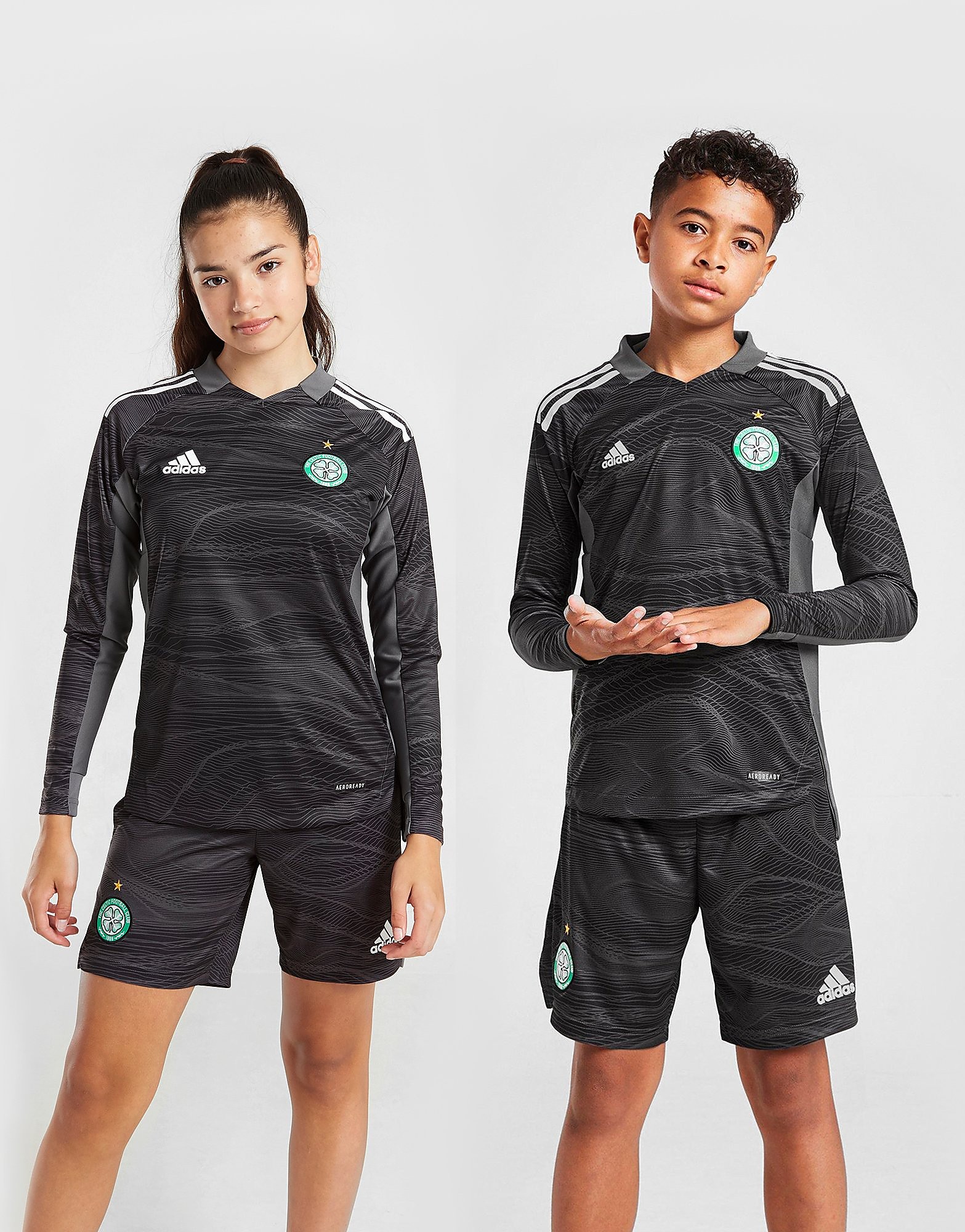 

adidas Celtic 2021/22 GK Away Shirt Junior - Black - Kids, Black