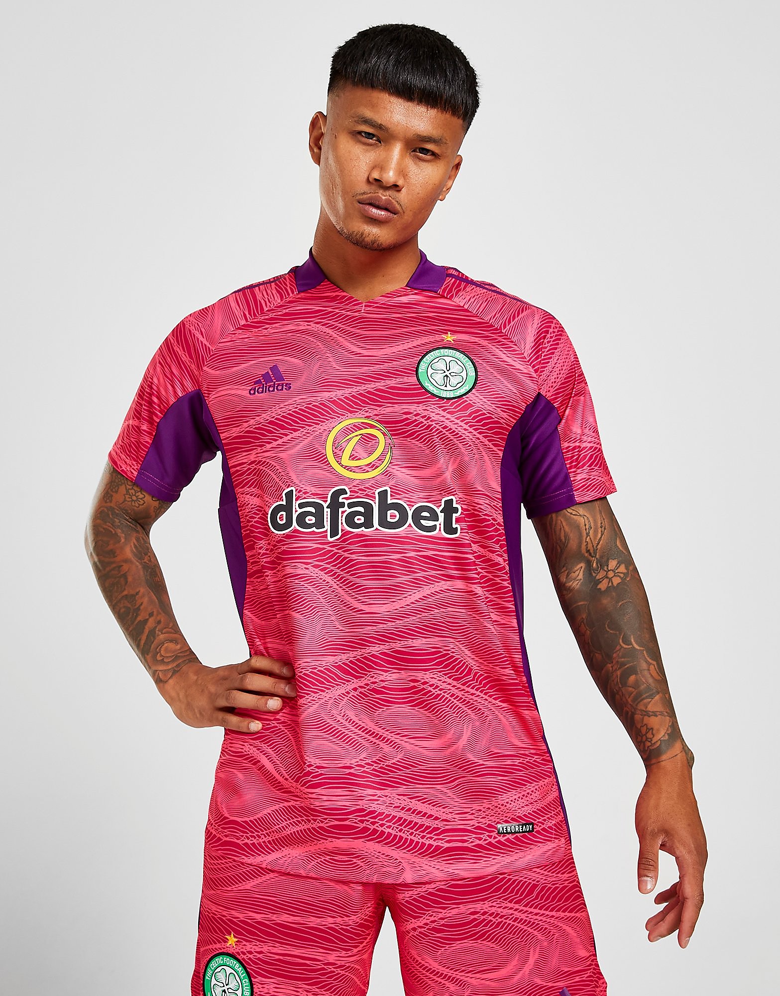 

adidas Celtic FC 2021/22 Goalkeeper Third Shirt - Pink - Mens, Pink