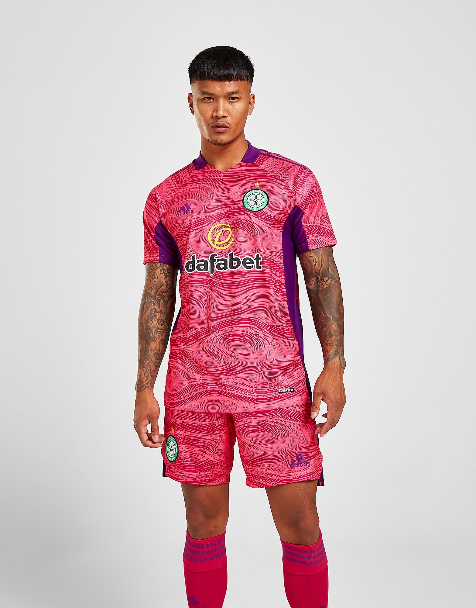 

adidas Celtic FC 2021/22 GK Third Shorts - Pink - Mens, Pink
