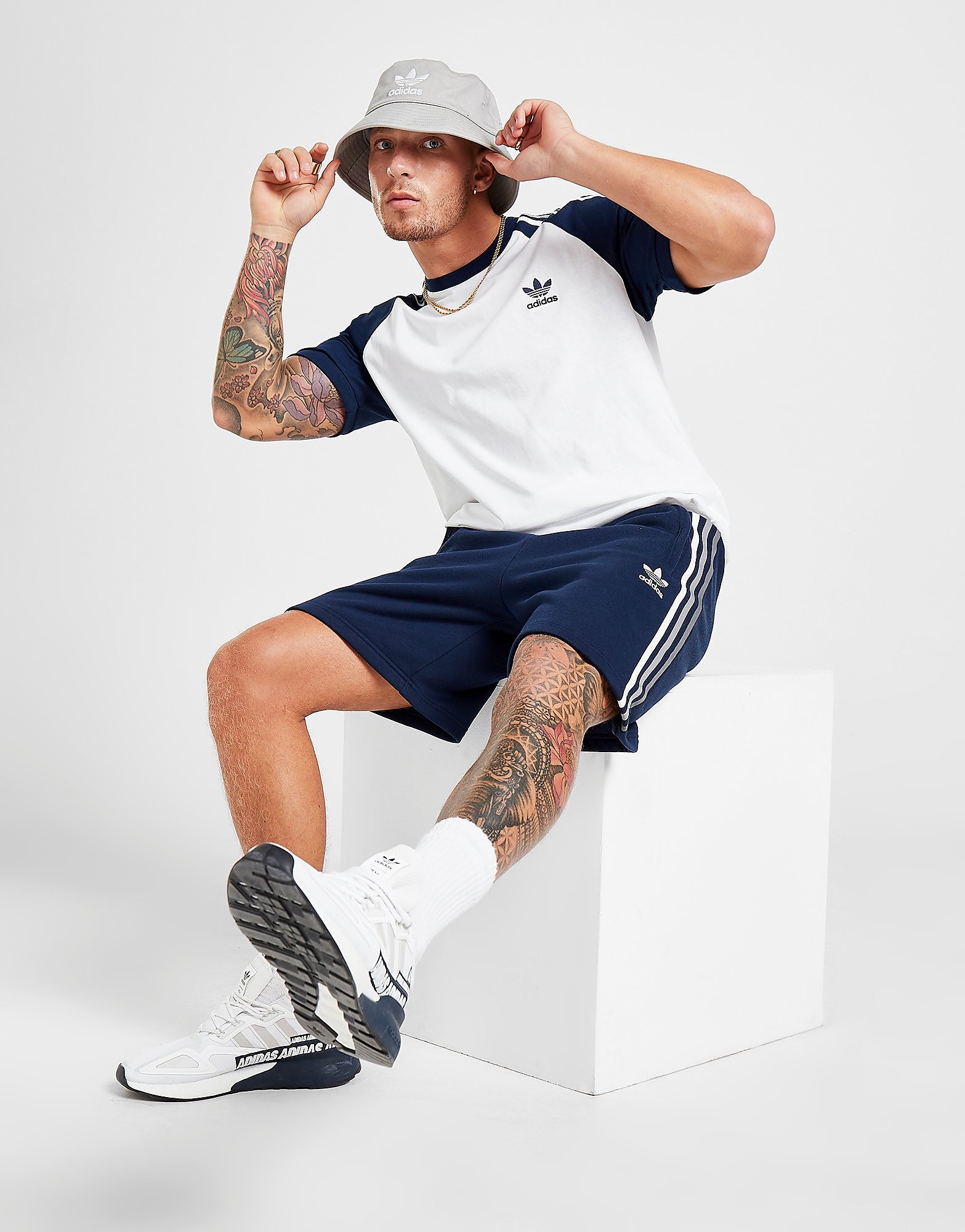 

adidas Originals Tristripe Shorts - Only at JD - Navy - Mens, Navy