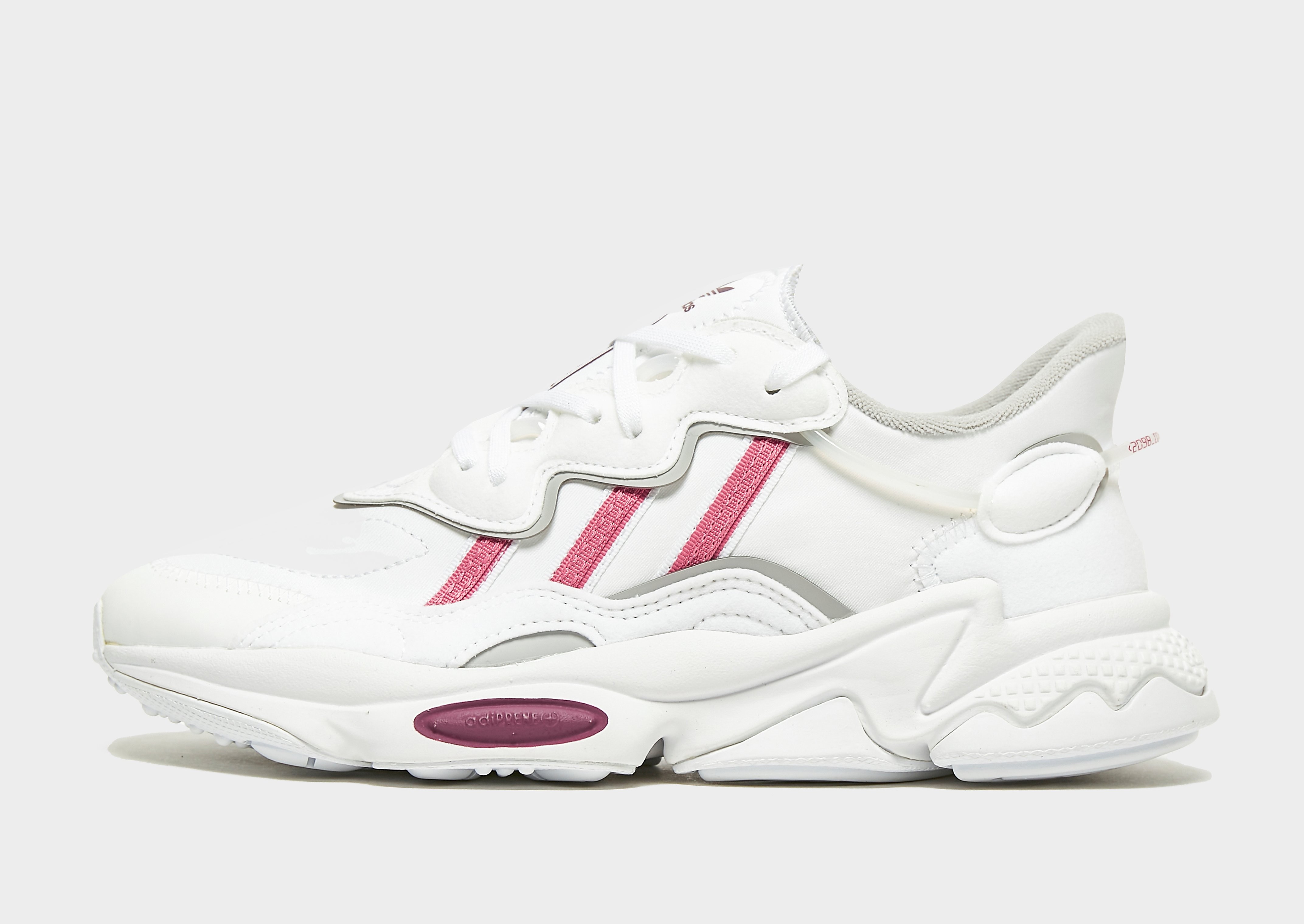 

adidas Originals Ozweego Women's - Cloud White / Rose Tone / Victory Crimson, Cloud White / Rose Tone / Victory Crimson