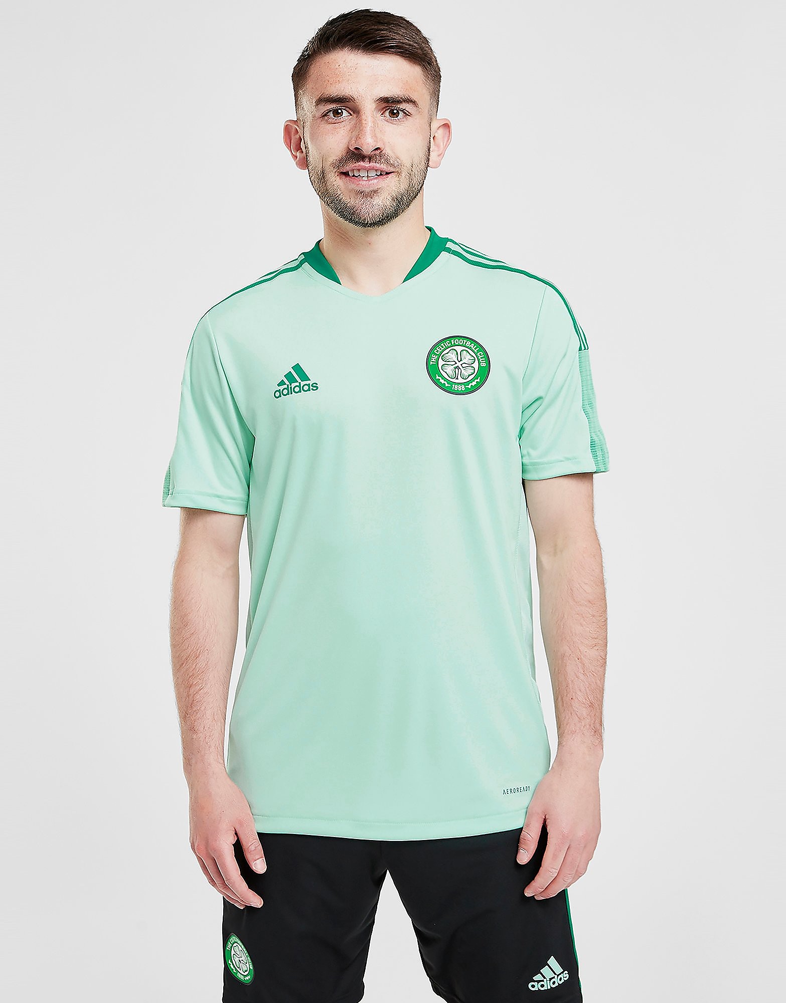 adidas Celtic FC Training Shirt - Green - Mens, Green