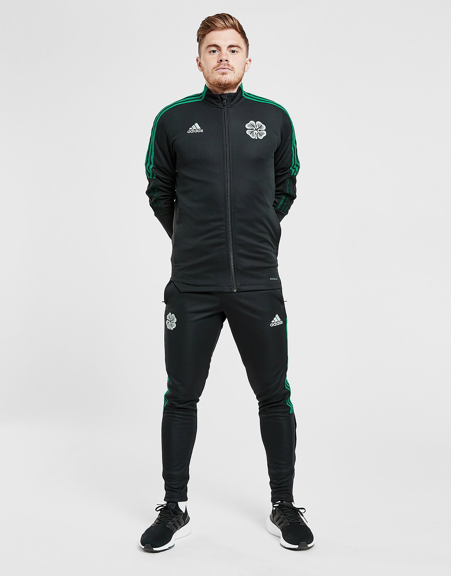 

adidas Celtic FC Track Pants - Black - Mens, Black