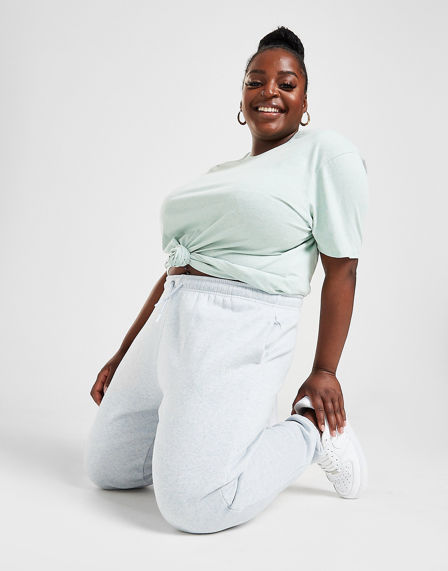 

McKenzie Marl Plus Size Joggers - Only at JD - Blue - Womens, Blue