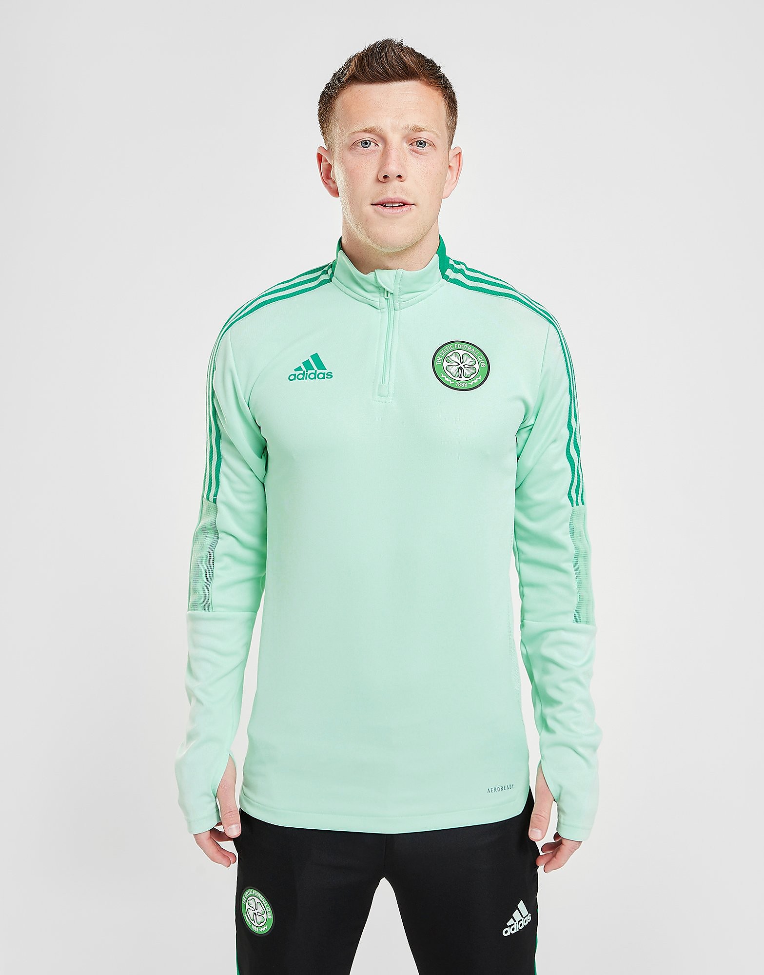 

adidas Celtic FC Training Top - Green - Mens, Green