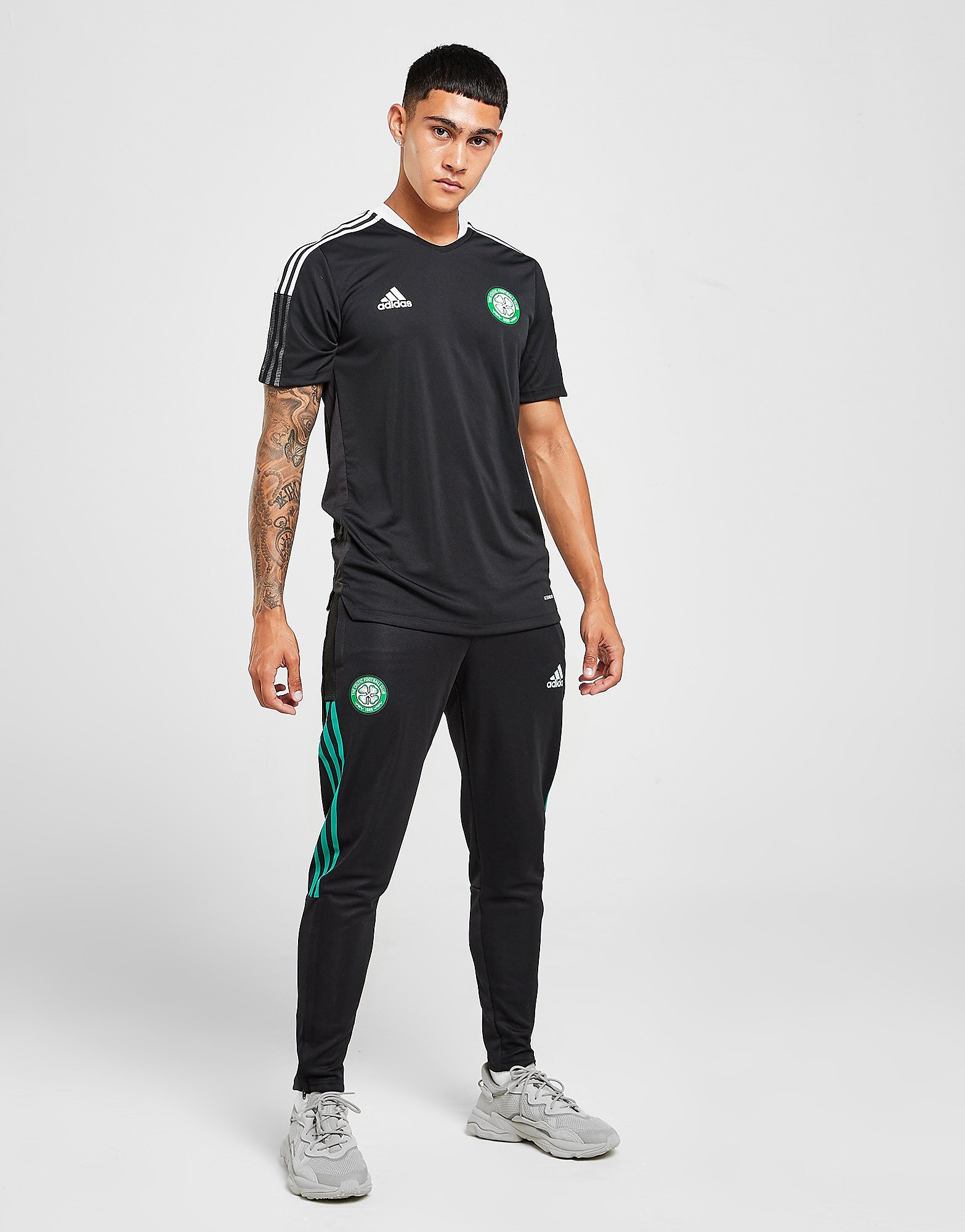 

adidas Celtic FC Training Pants - Black - Mens, Black