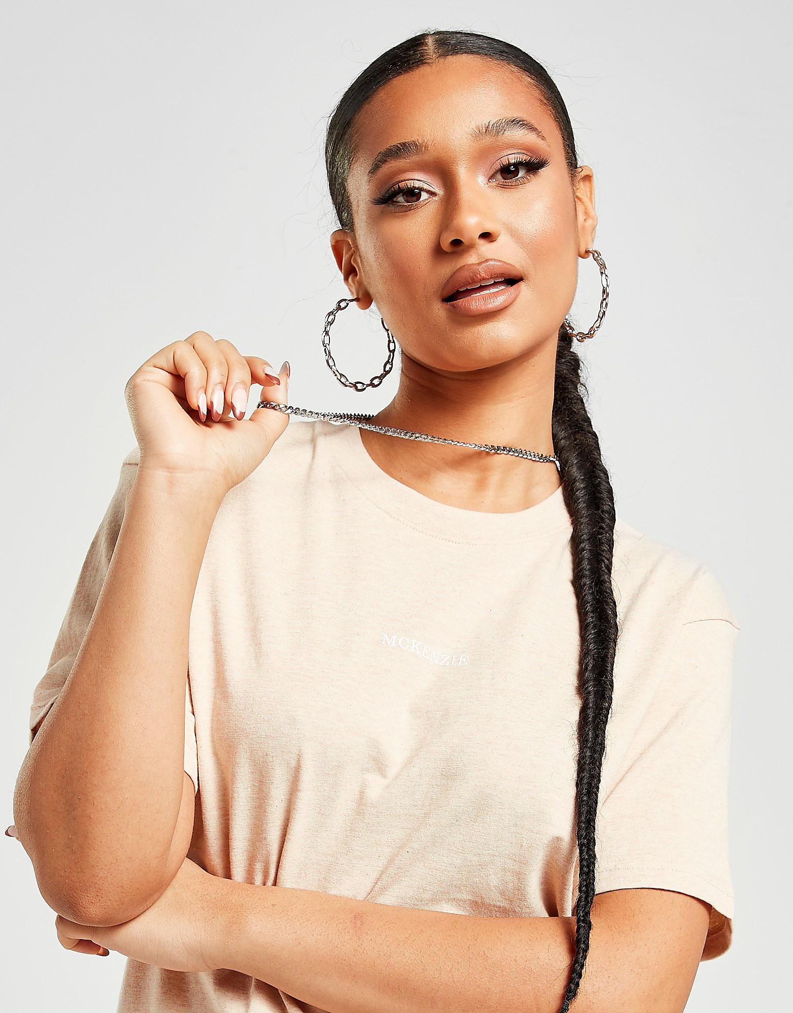 

McKenzie Marl Boyfriend T-Shirt - Only at JD - Orange - Womens, Orange