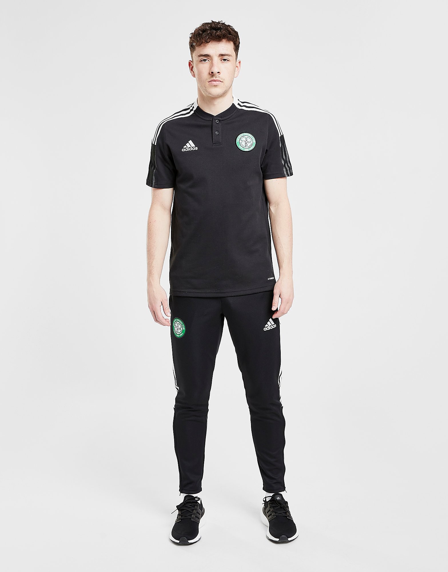 

adidas Celtic FC Training Track Pants - Black - Mens, Black