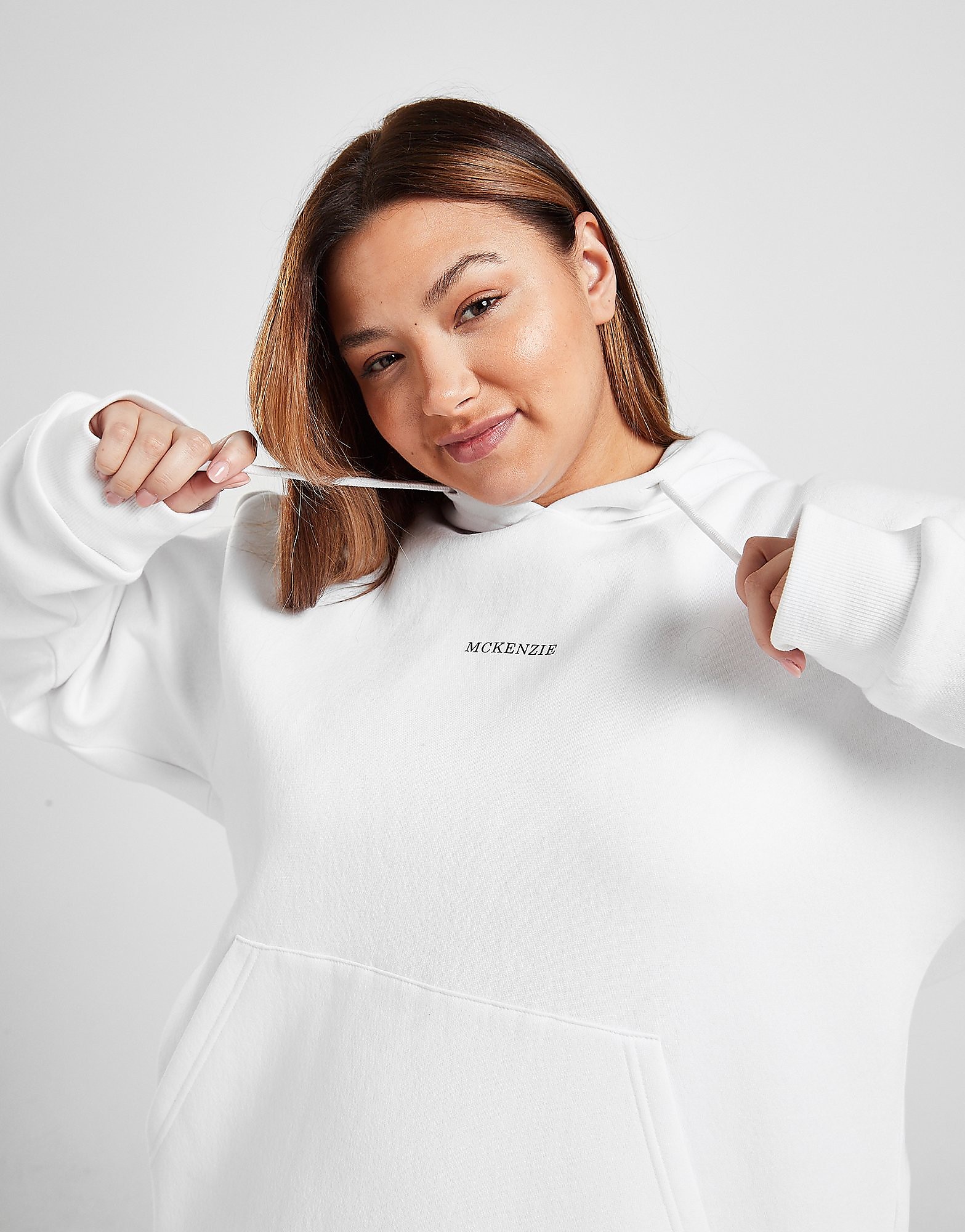 

McKenzie Core Overhead Plus Size Hoodie - Only at JD - White - Womens, White