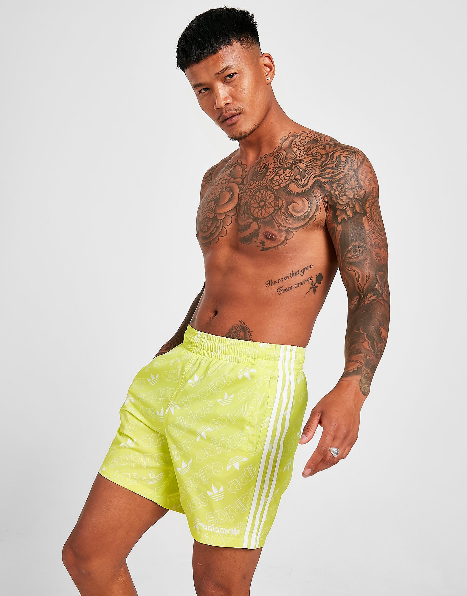 

adidas Originals Mono Swim Shorts - Only at JD - YELLOW - Mens, YELLOW