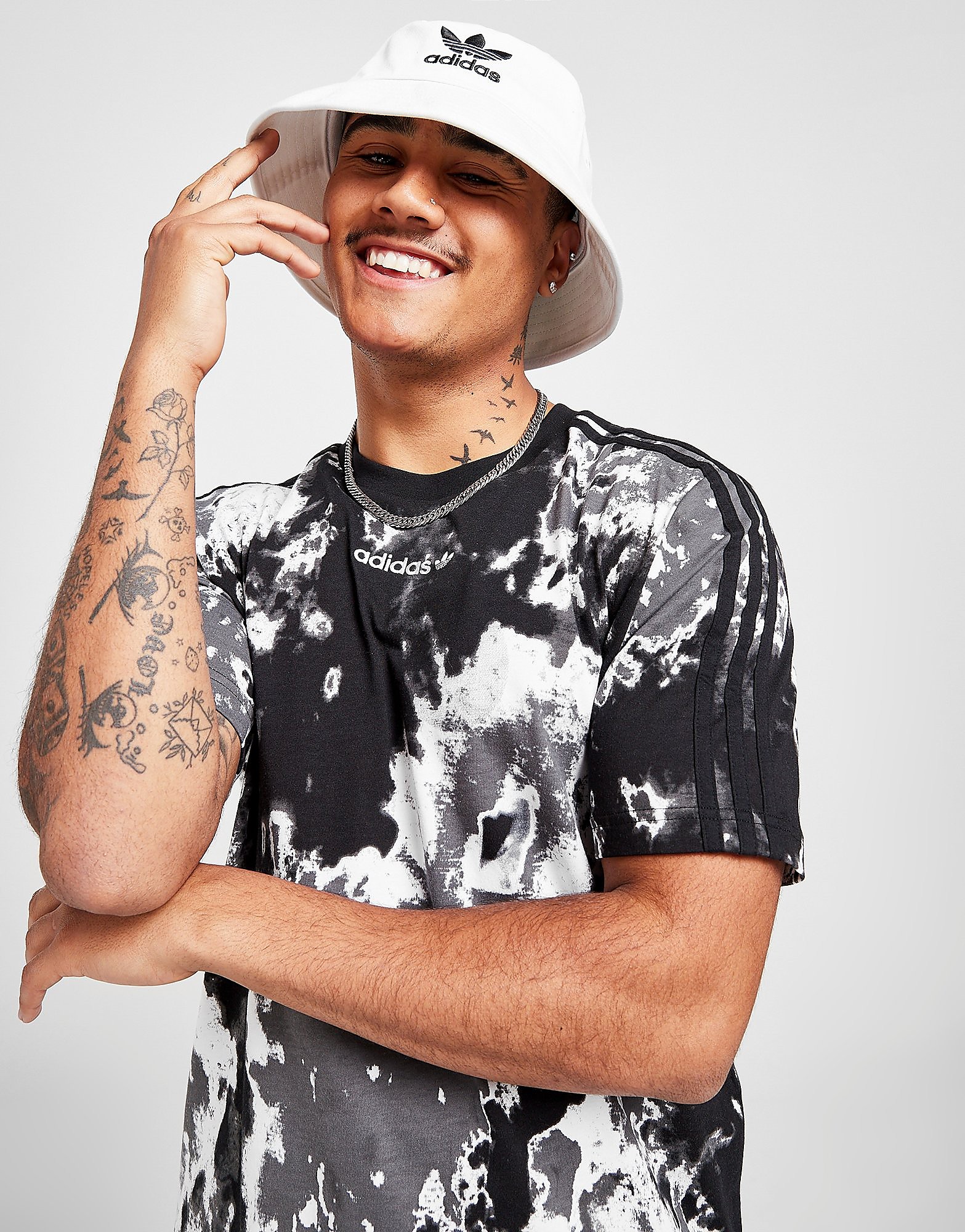 

adidas Originals Tie-Dye T-Shirt - Only at JD - Black - Mens, Black