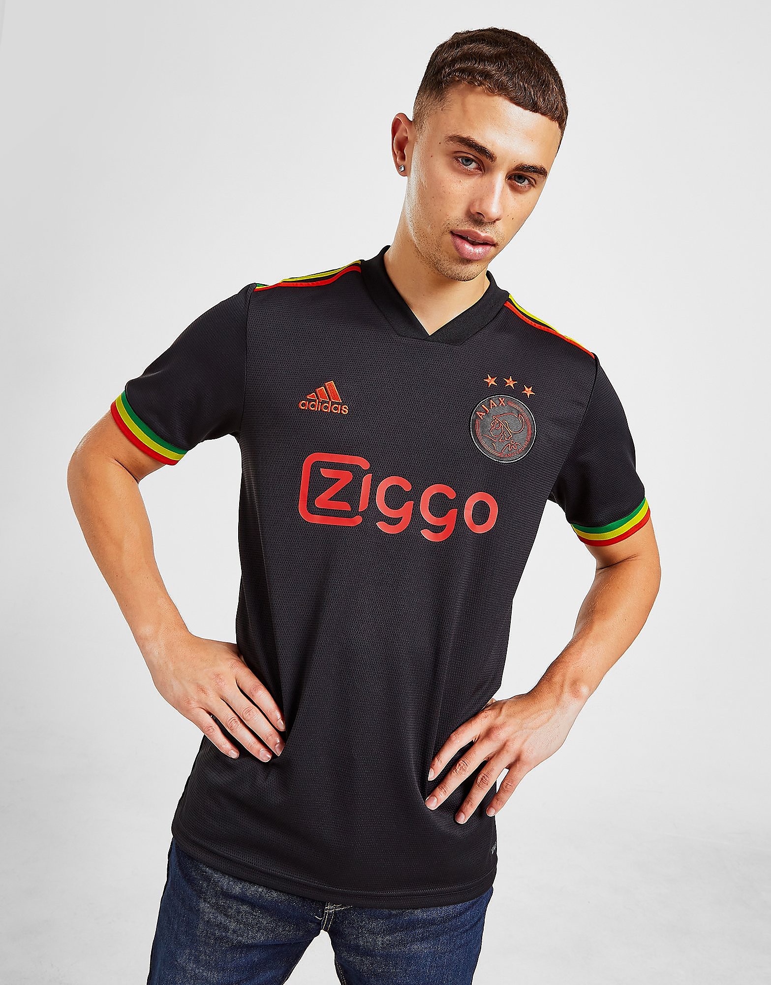 

adidas Ajax 2021/22 Third Shirt - Black - Mens, Black