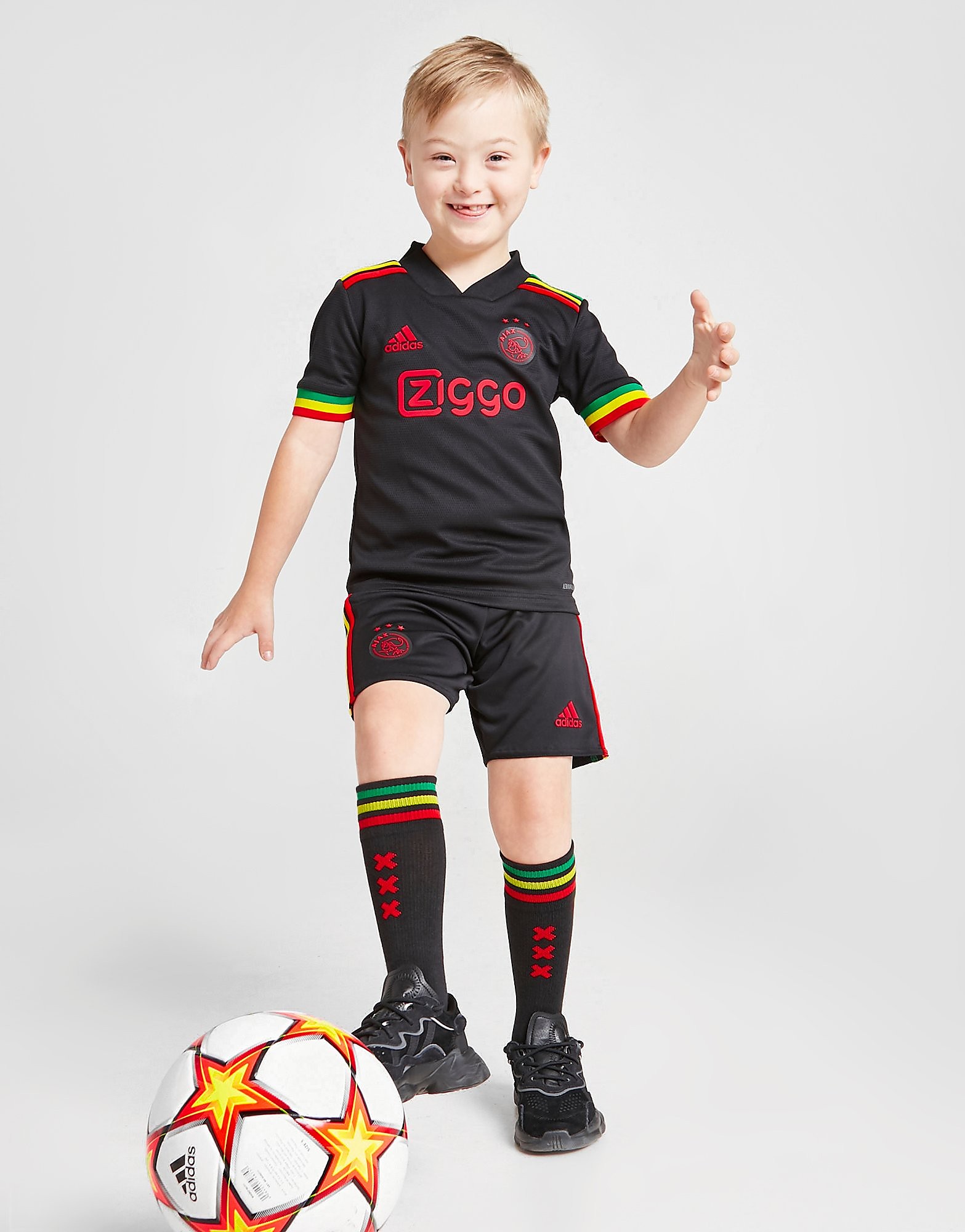 

adidas Ajax 2021/22 Third Kit Children - Black - Kids, Black