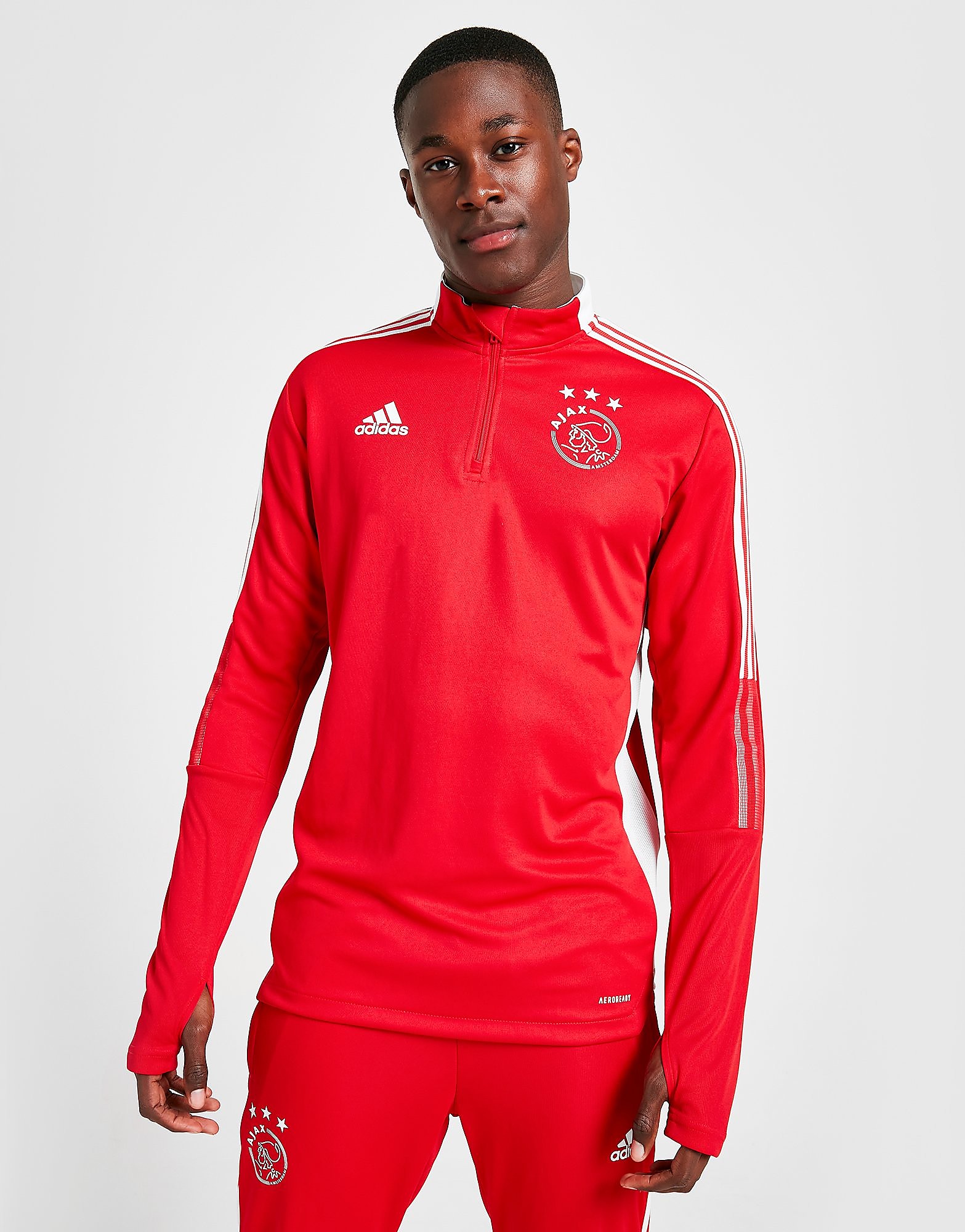 

adidas Ajax 2021/22 Training Top - Team Collegiate Red - Mens, Team Collegiate Red